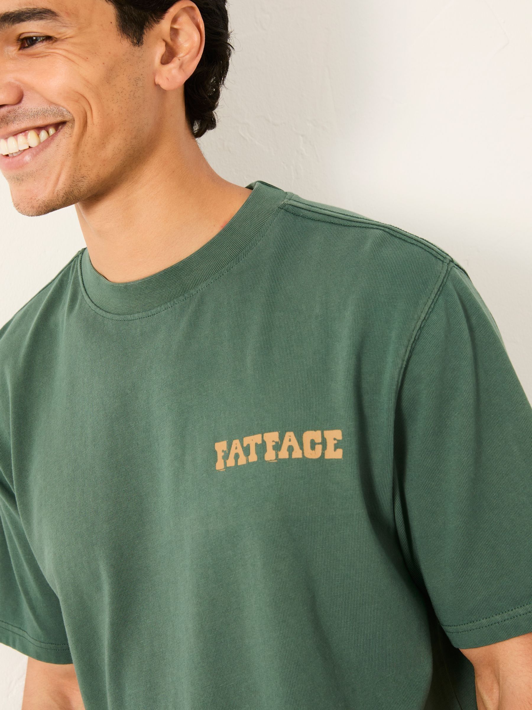 Emerald Green Out And A Trout Graphic Tshirt - Image 3 of 6