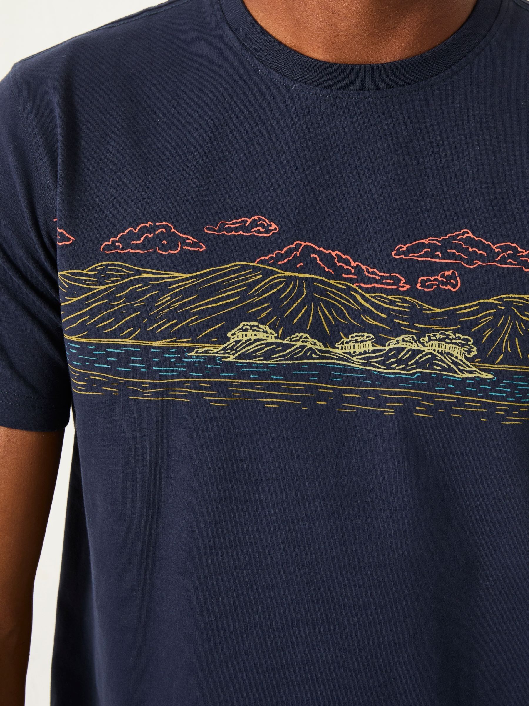 Navy Alfresco Graphic T-Shirt - Image 4 of 5