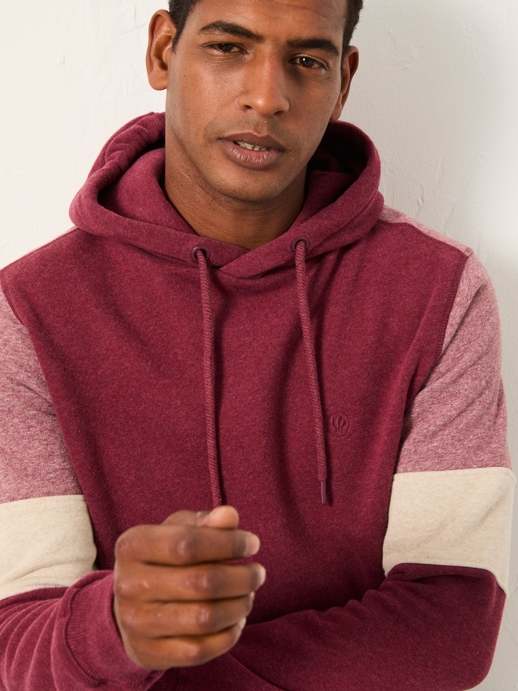 Brooke Claret Brooke Cut and Sew Hoody - Image 3 of 5