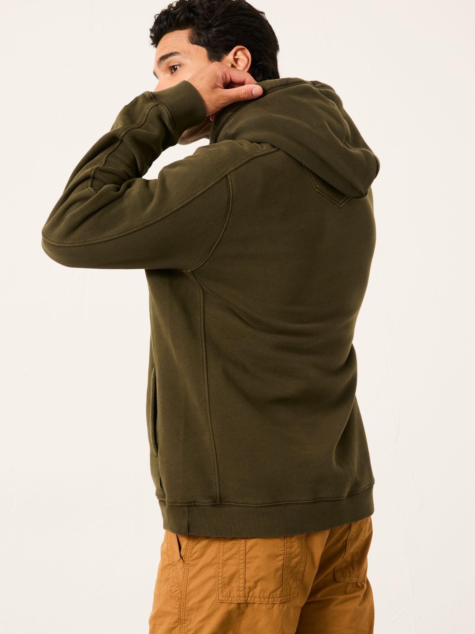 Brooke Dark Green Overhead Hoodie - Image 2 of 5
