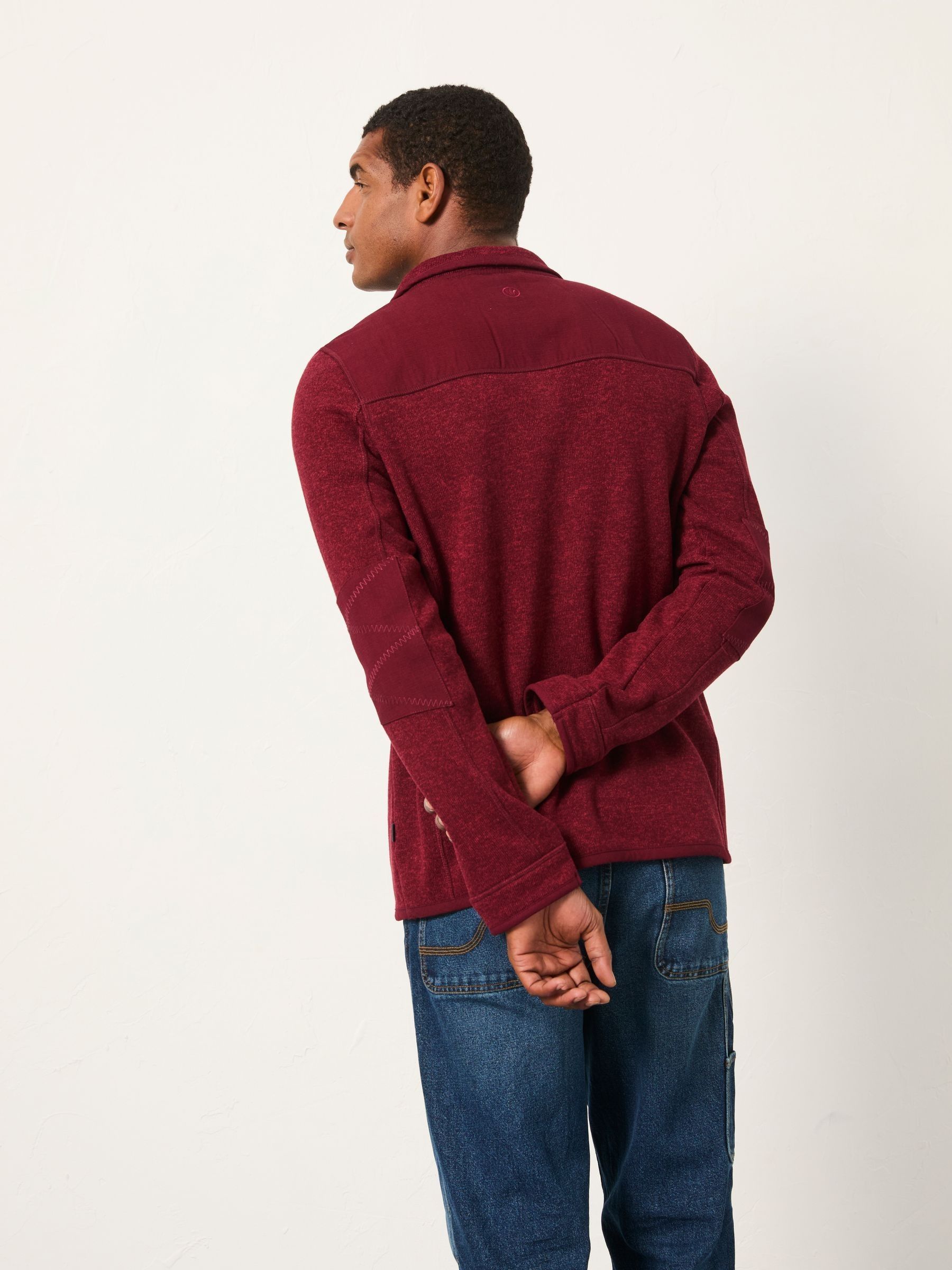 Haxby Claret Half Zip Sweat - Image 2 of 6