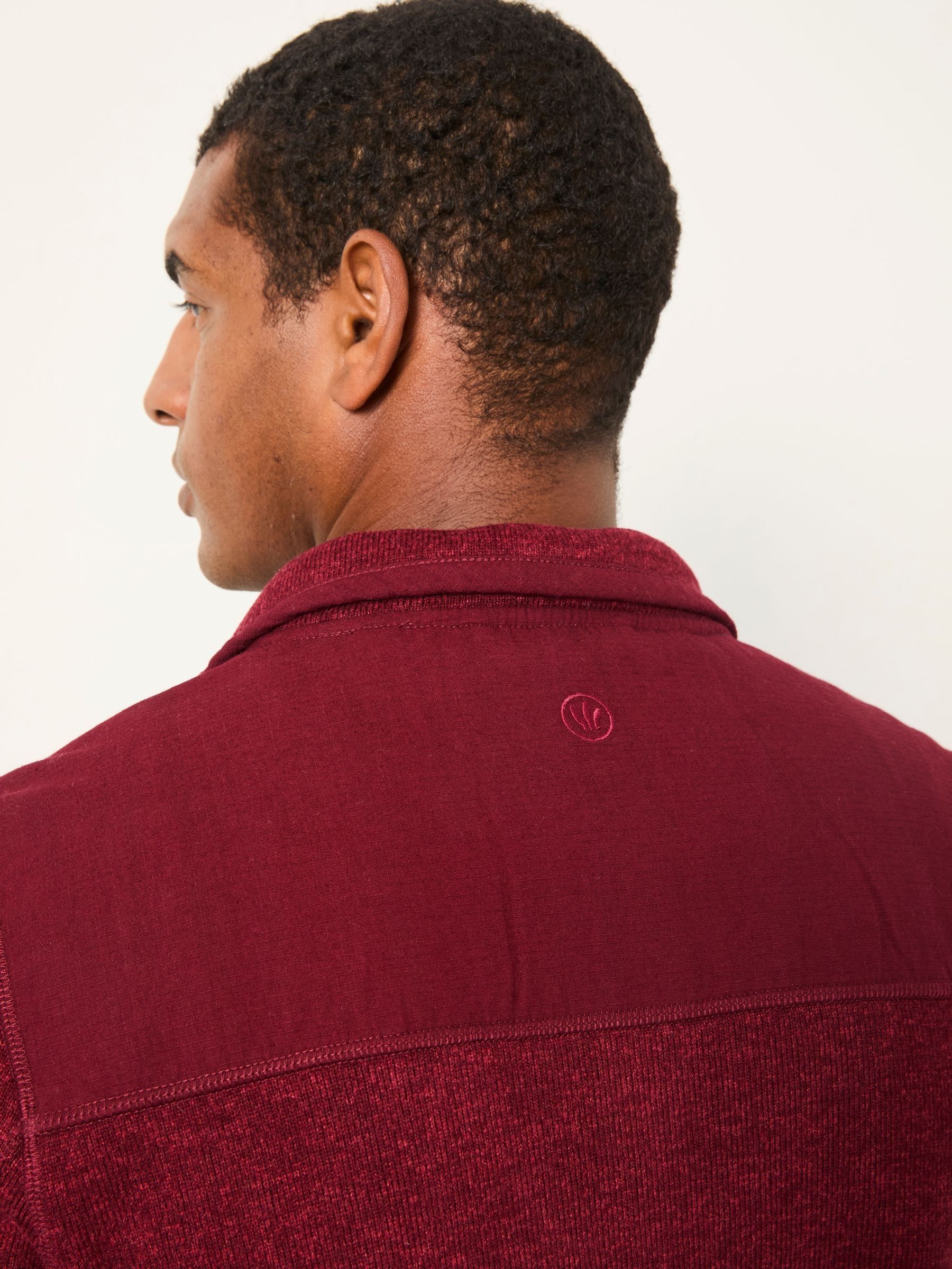 Haxby Claret Half Zip Sweat - Image 4 of 6
