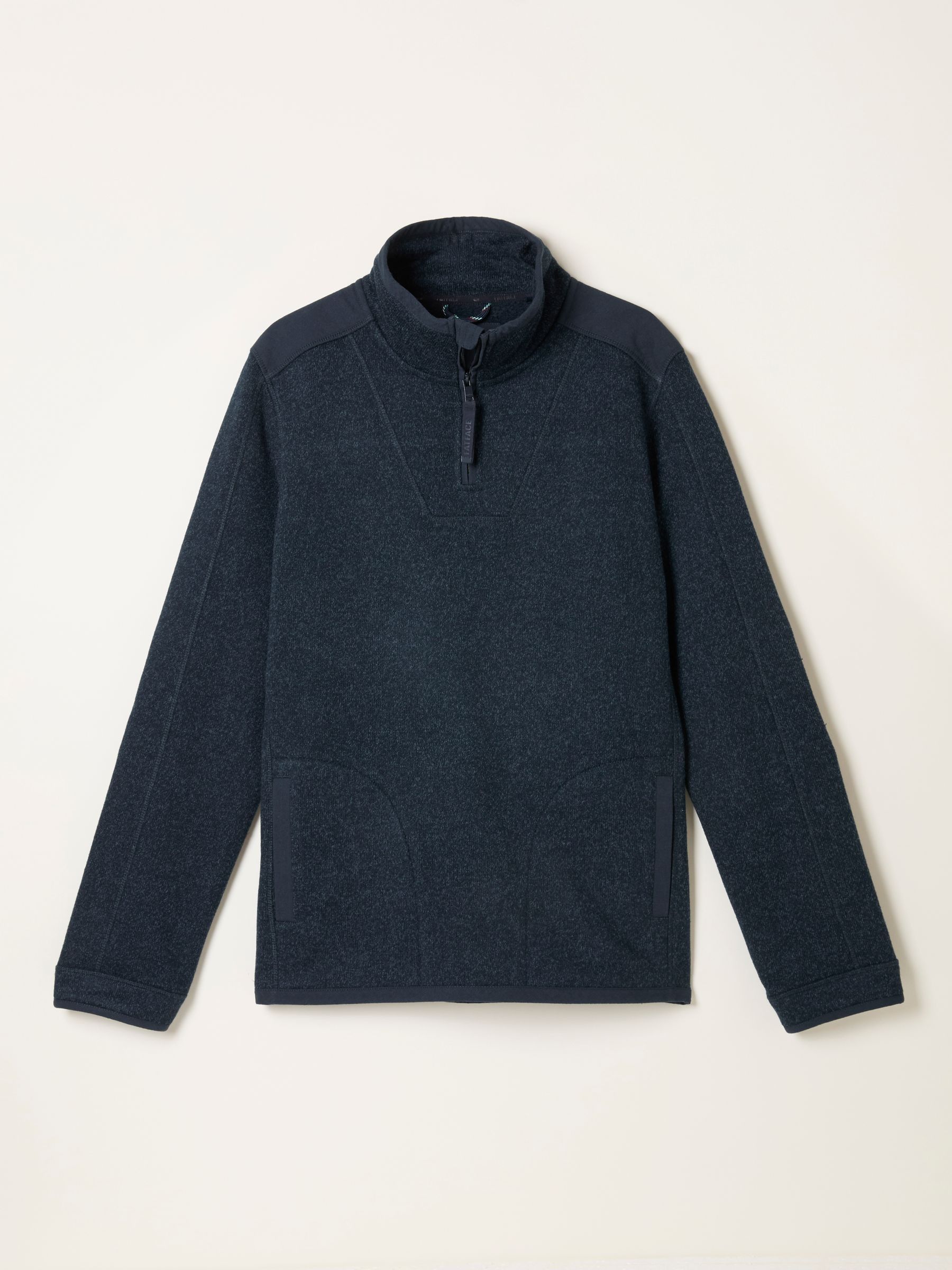 新品FAT GIGASCREEN HALFWEAVE セットアップ Haxby Navy Half Zip Sweat | FatFace