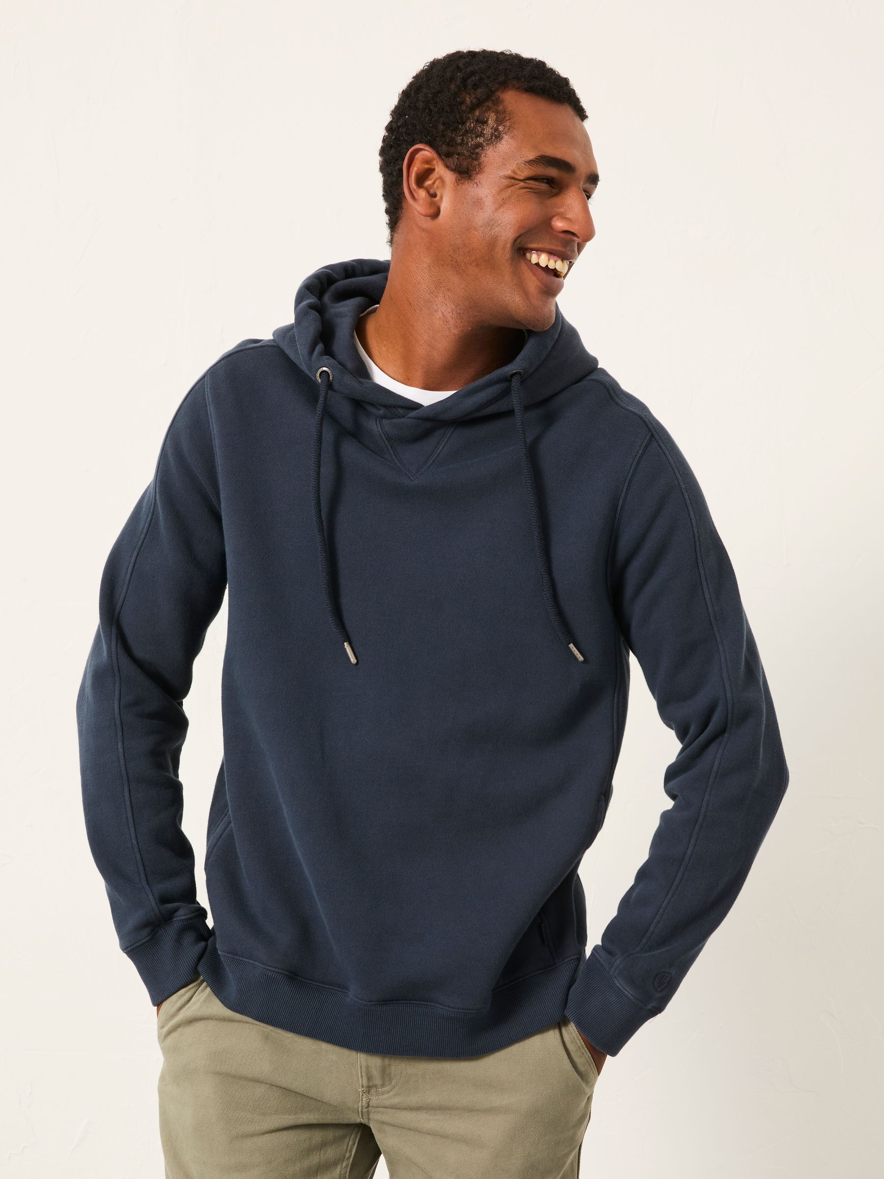 Brooke Navy Overhead Hoodie - Image 1 of 6