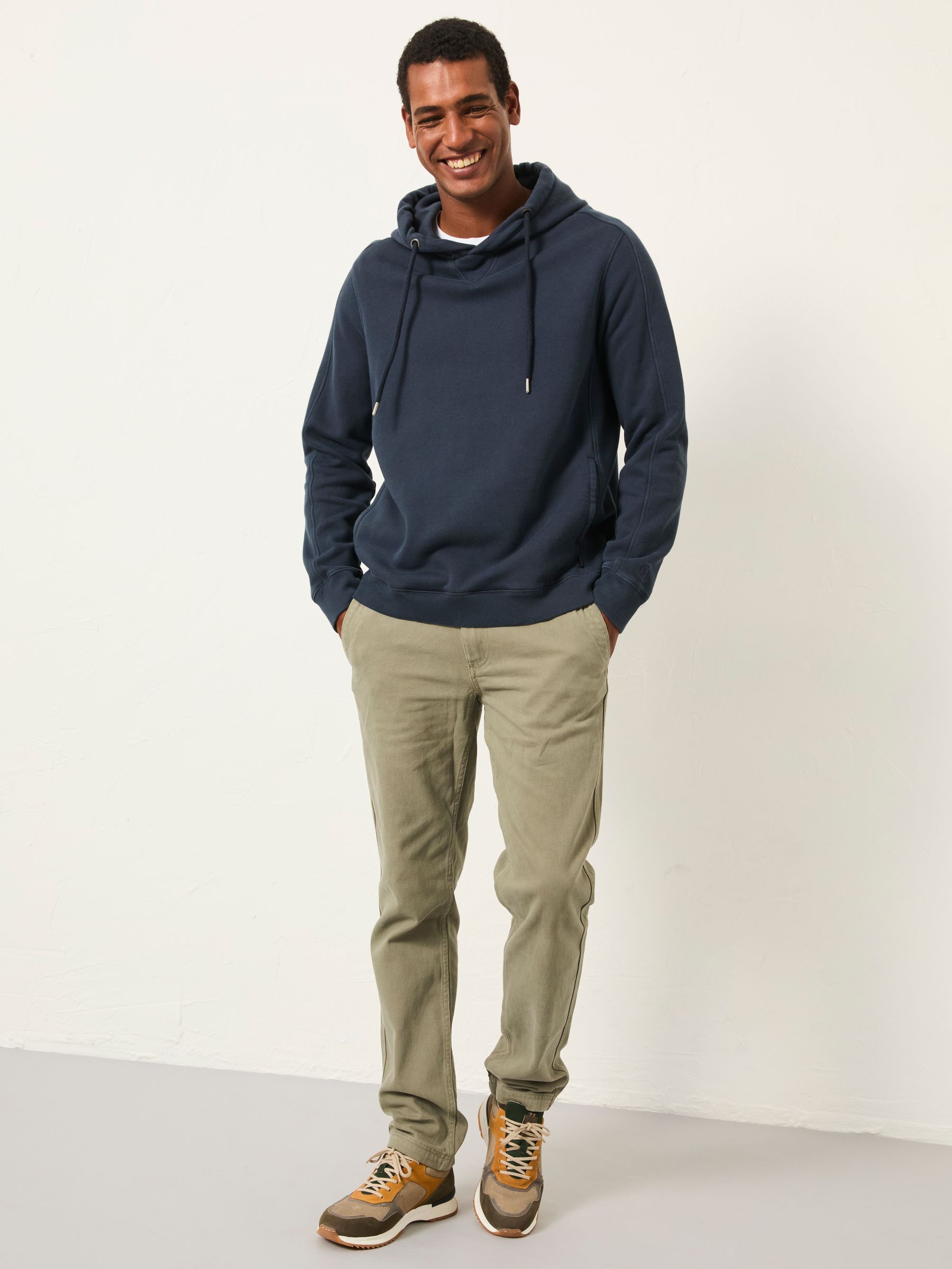 Brooke Navy Overhead Hoodie - Image 3 of 6