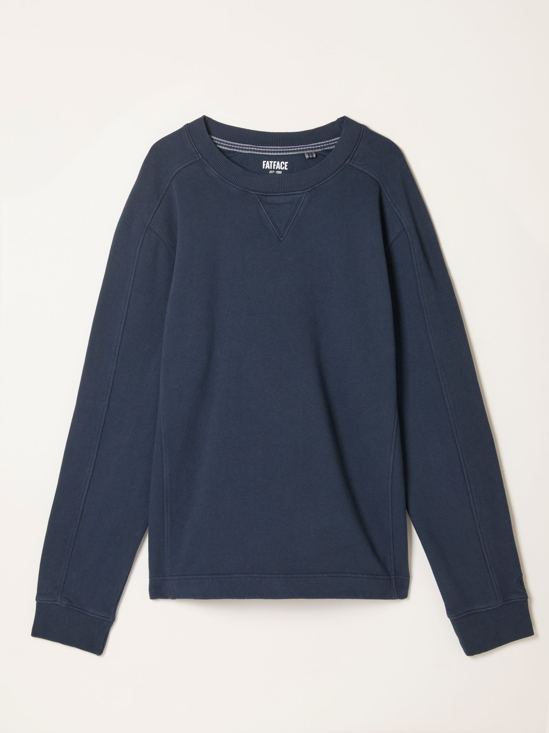 Brooke Navy Crew Sweat | FatFace USA