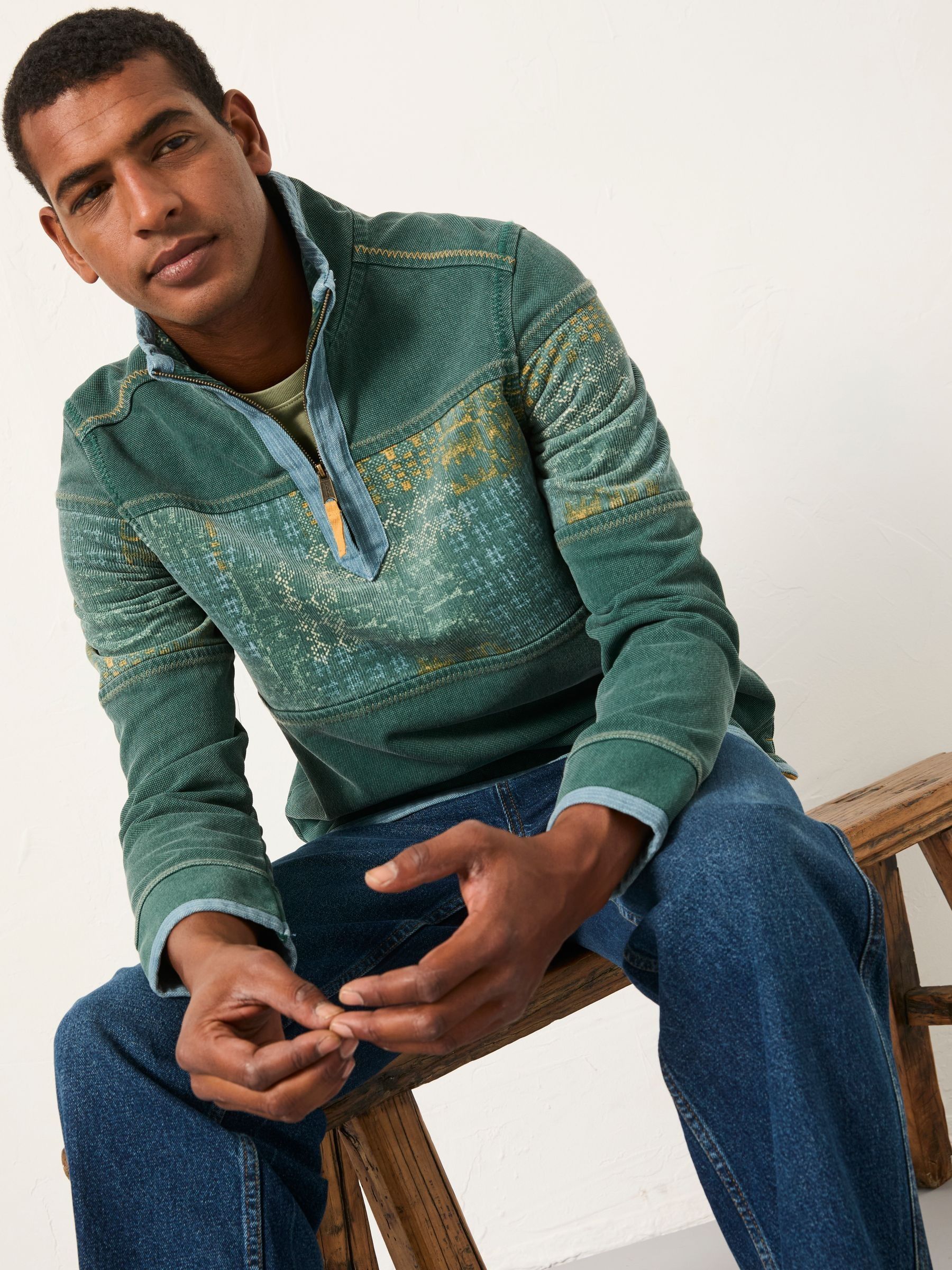 Emerald Green Blanket Airlie Sweat - Image 6 of 7