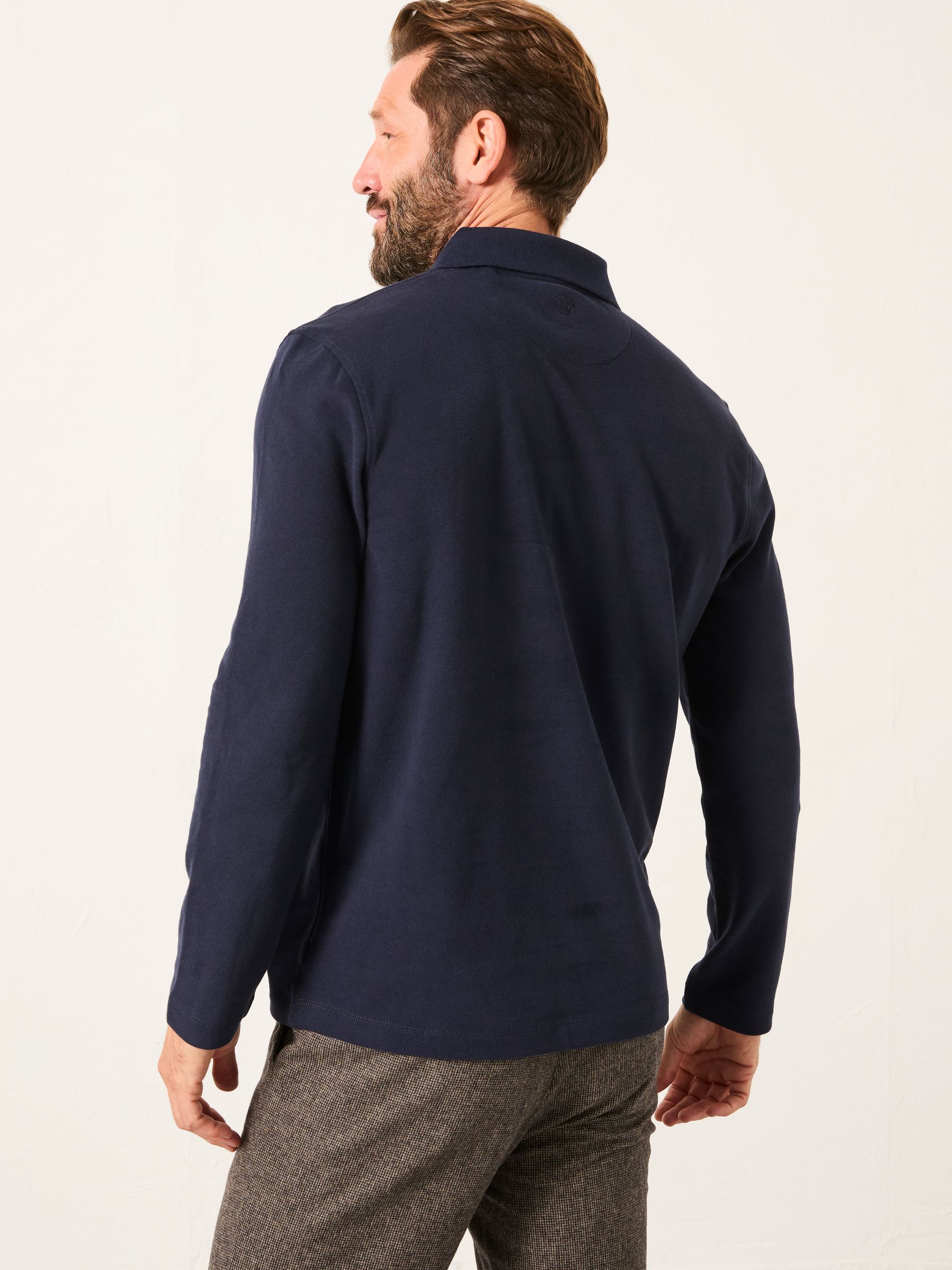 Elcot Navy Collar Sweat - Image 2 of 5