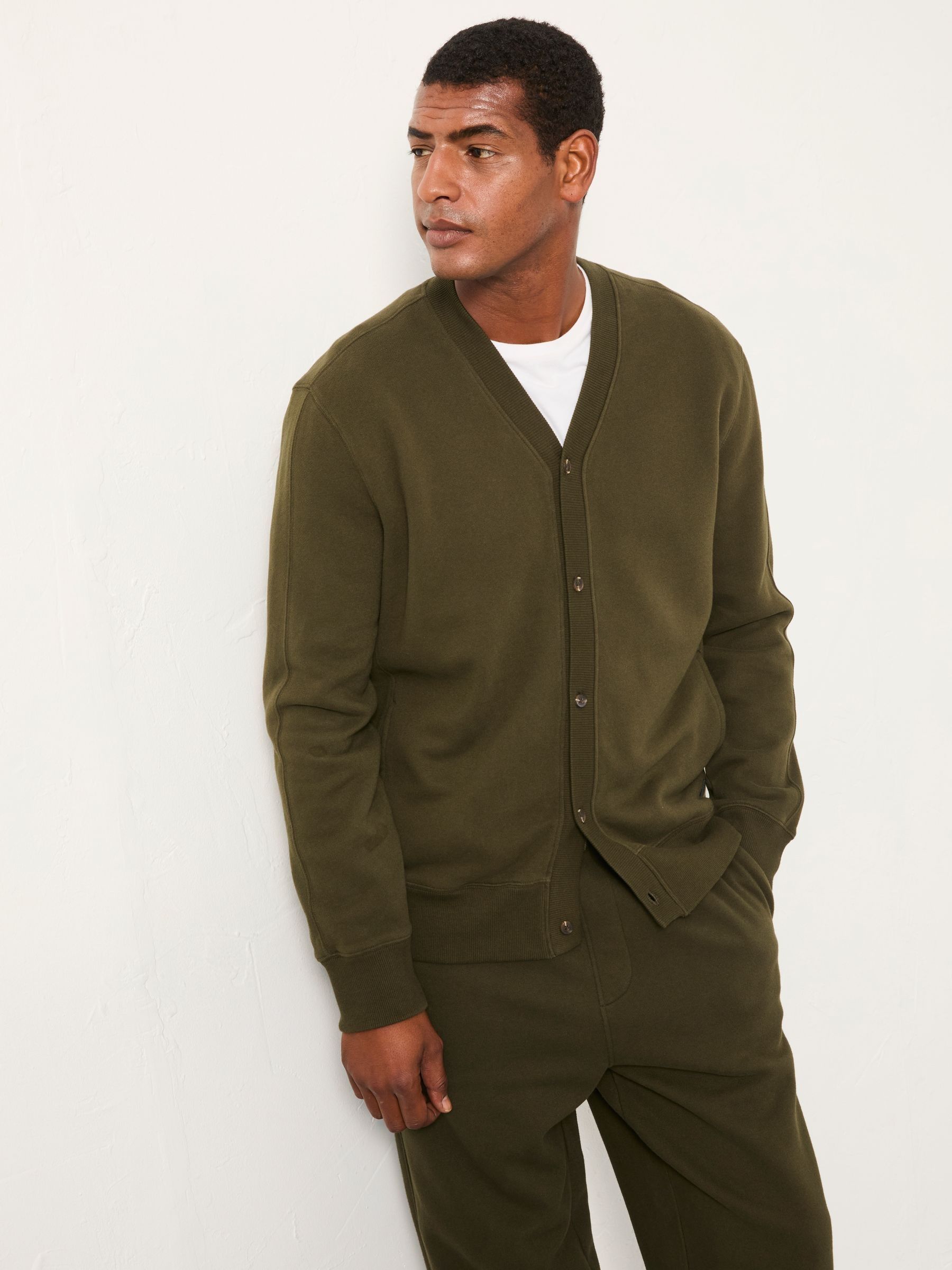 Brooke Dark Green Cardigan | FatFace USA