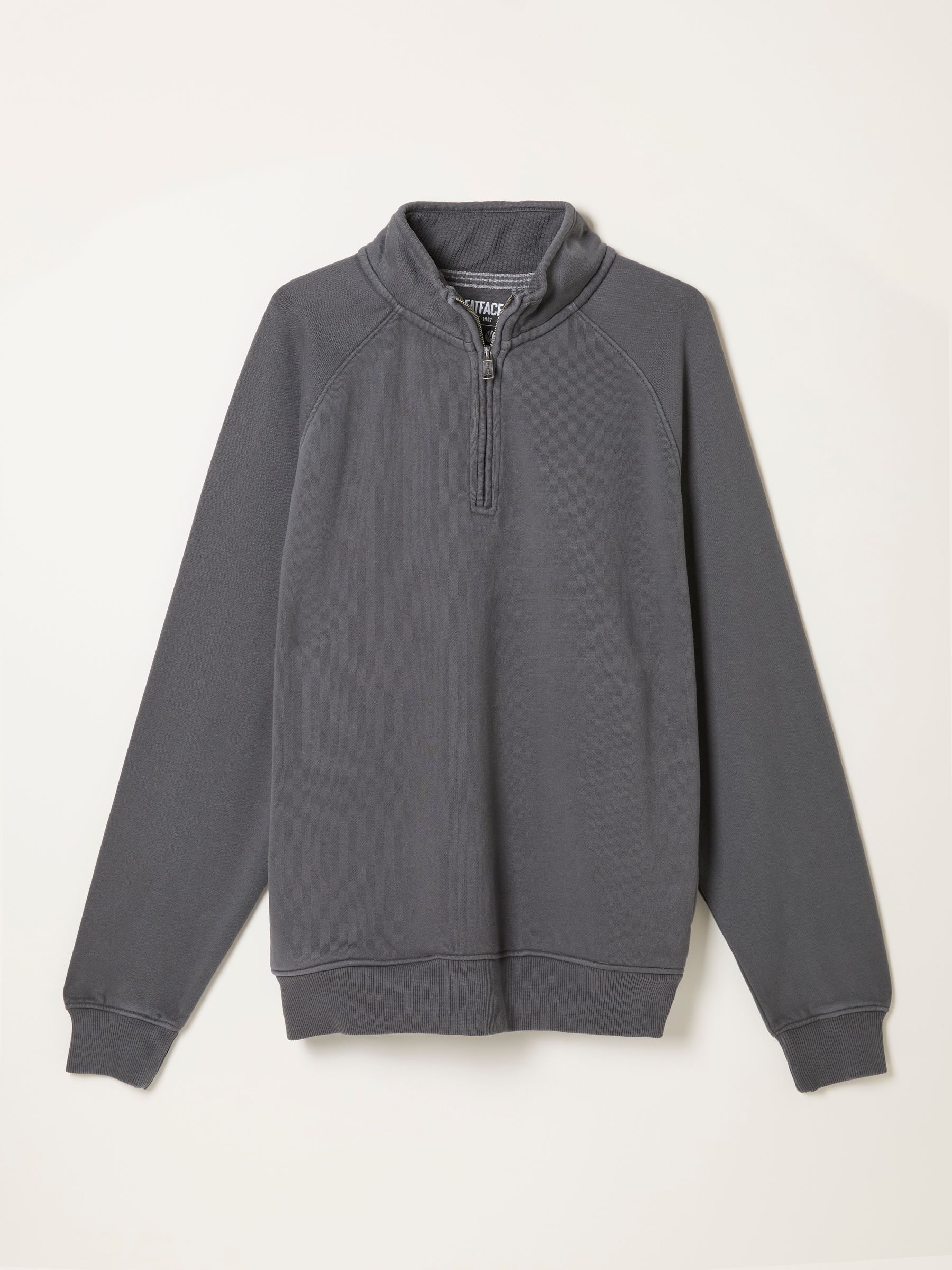 Brooke Grey Half Neck Sweat Top - Image 5 of 5