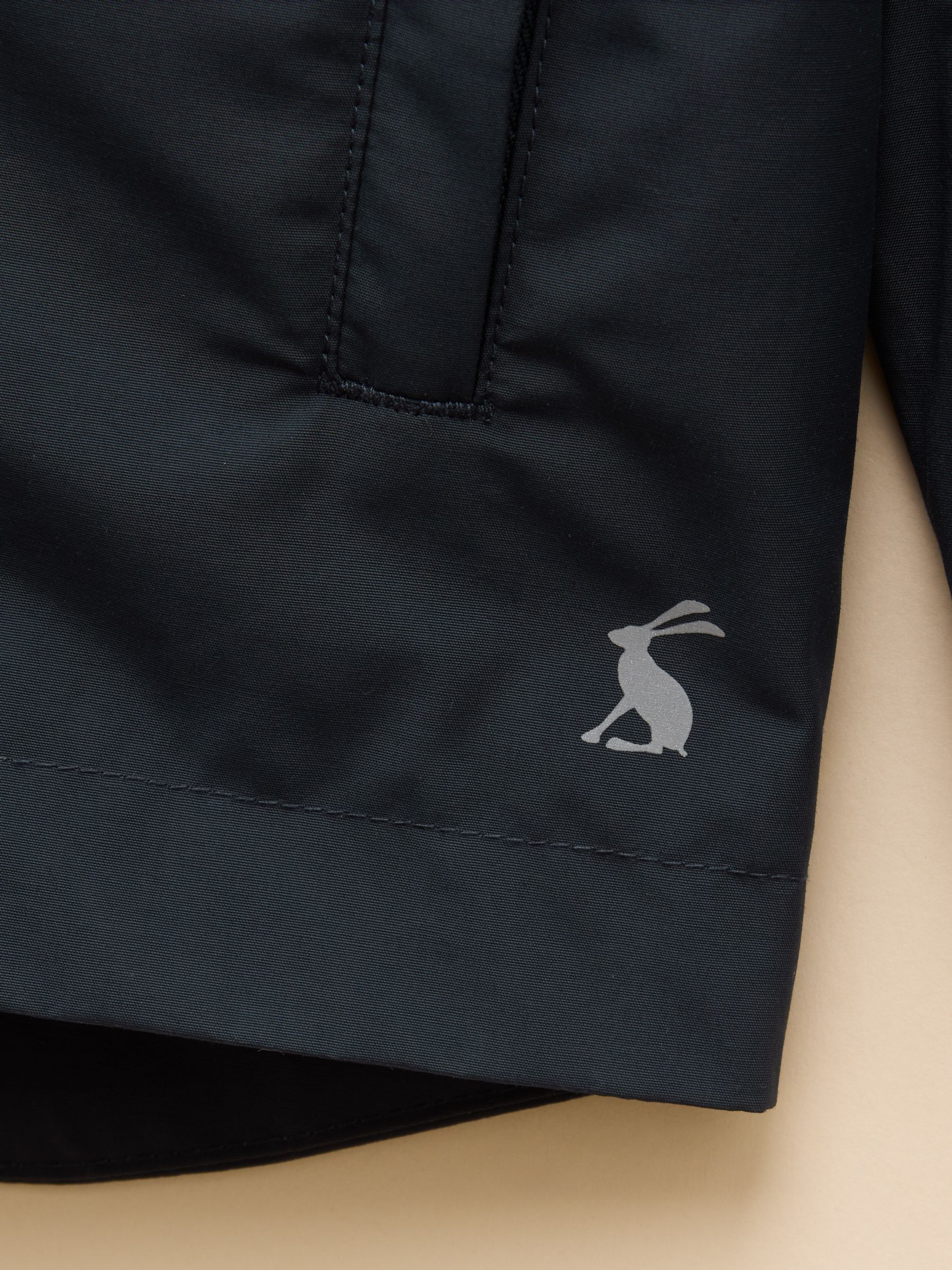 Kids' Ayston Navy Waterproof Fleece Lined Raincoat - Image 3 of 5