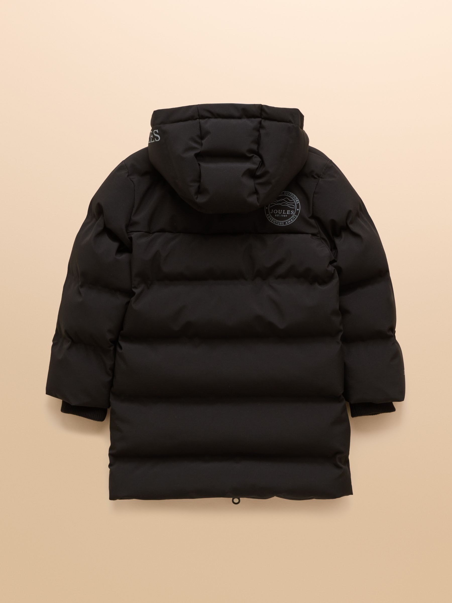Kids' Padwell Black Waterproof Padded Coat - Image 2 of 4