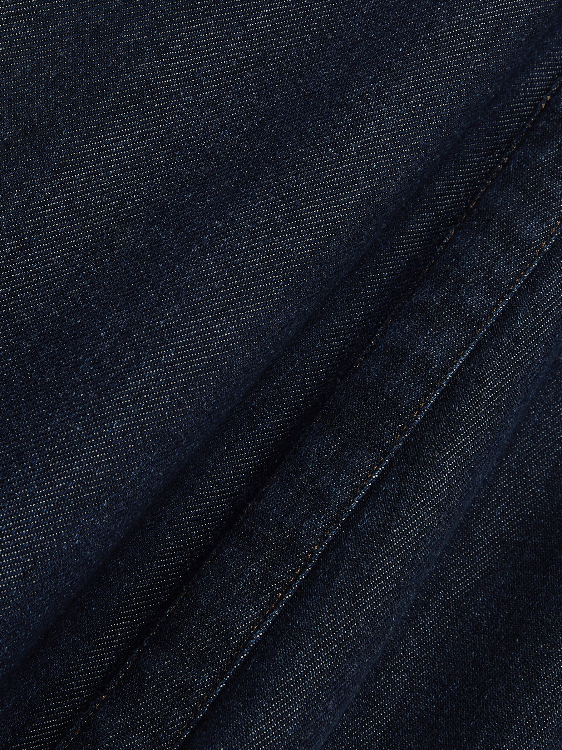 Denim Halterneck Maxi Dress in Indigo - Image 6 of 6