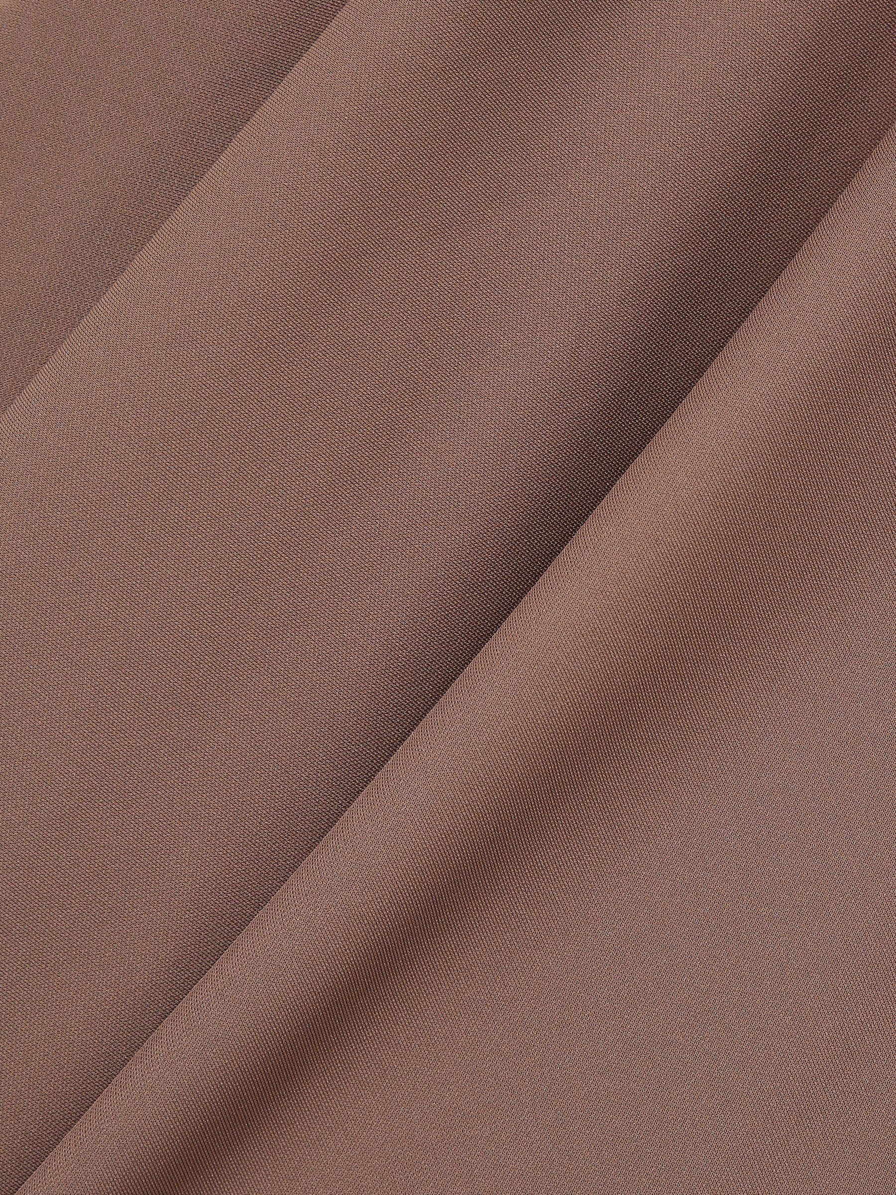 Reiss Draped Jersey Midi Dress in Mink | REISS