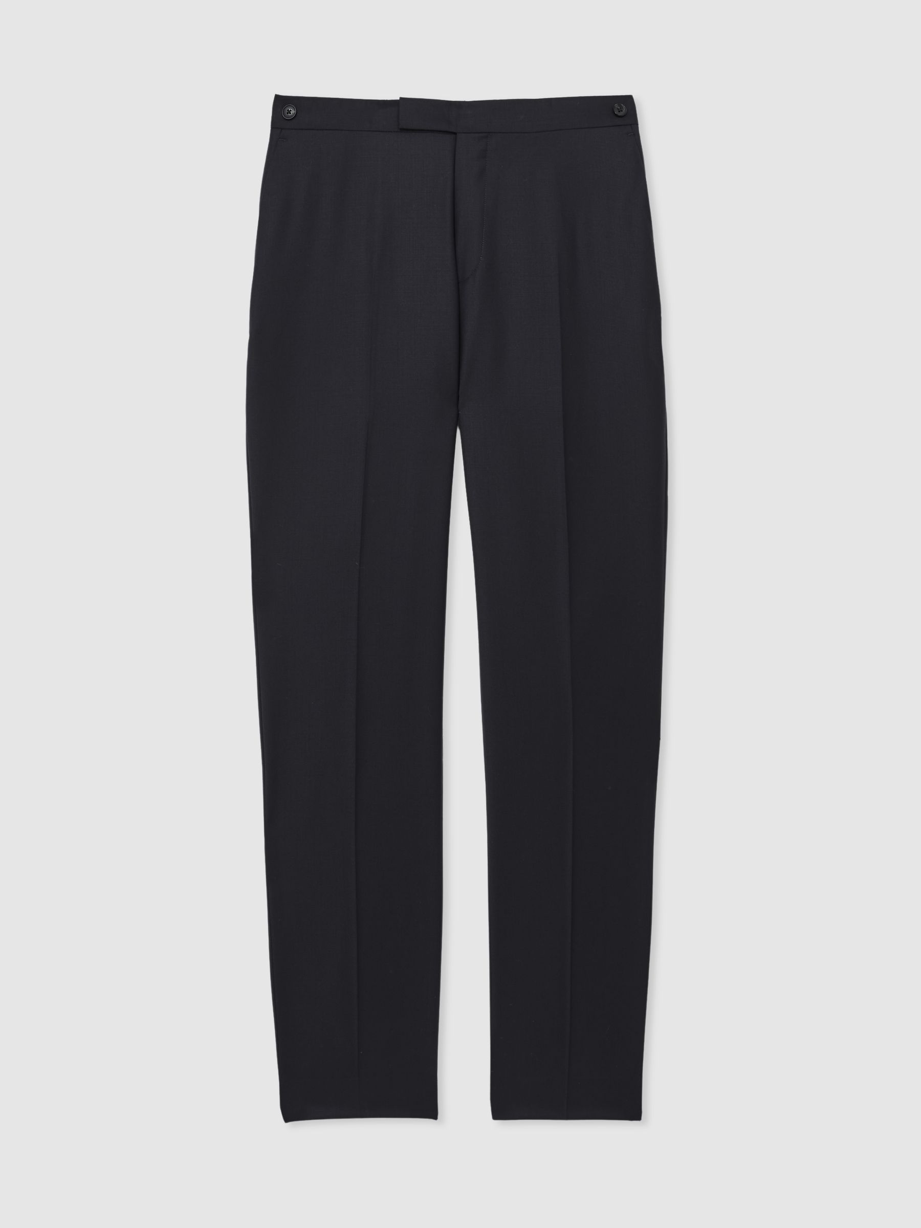 Wool-Blend Suit Trousers in Navy - Image 2 of 8