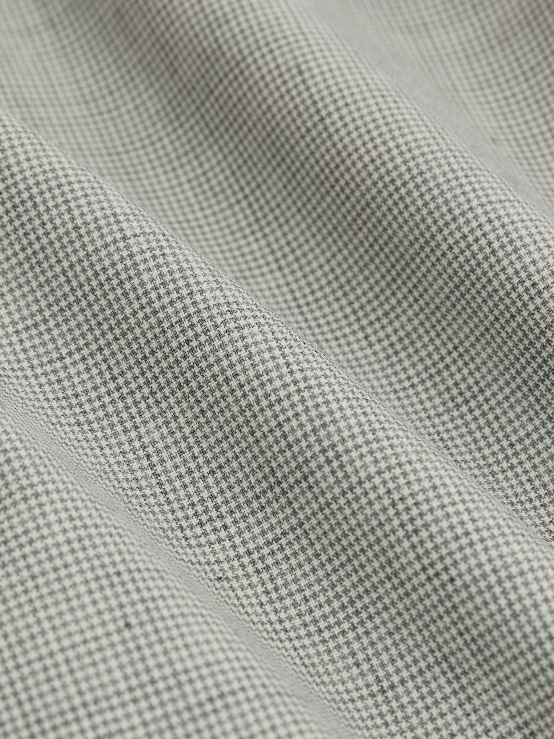 Puppytooth-Check Suit Trousers Slim-Fit in Grey - Image 9 of 9