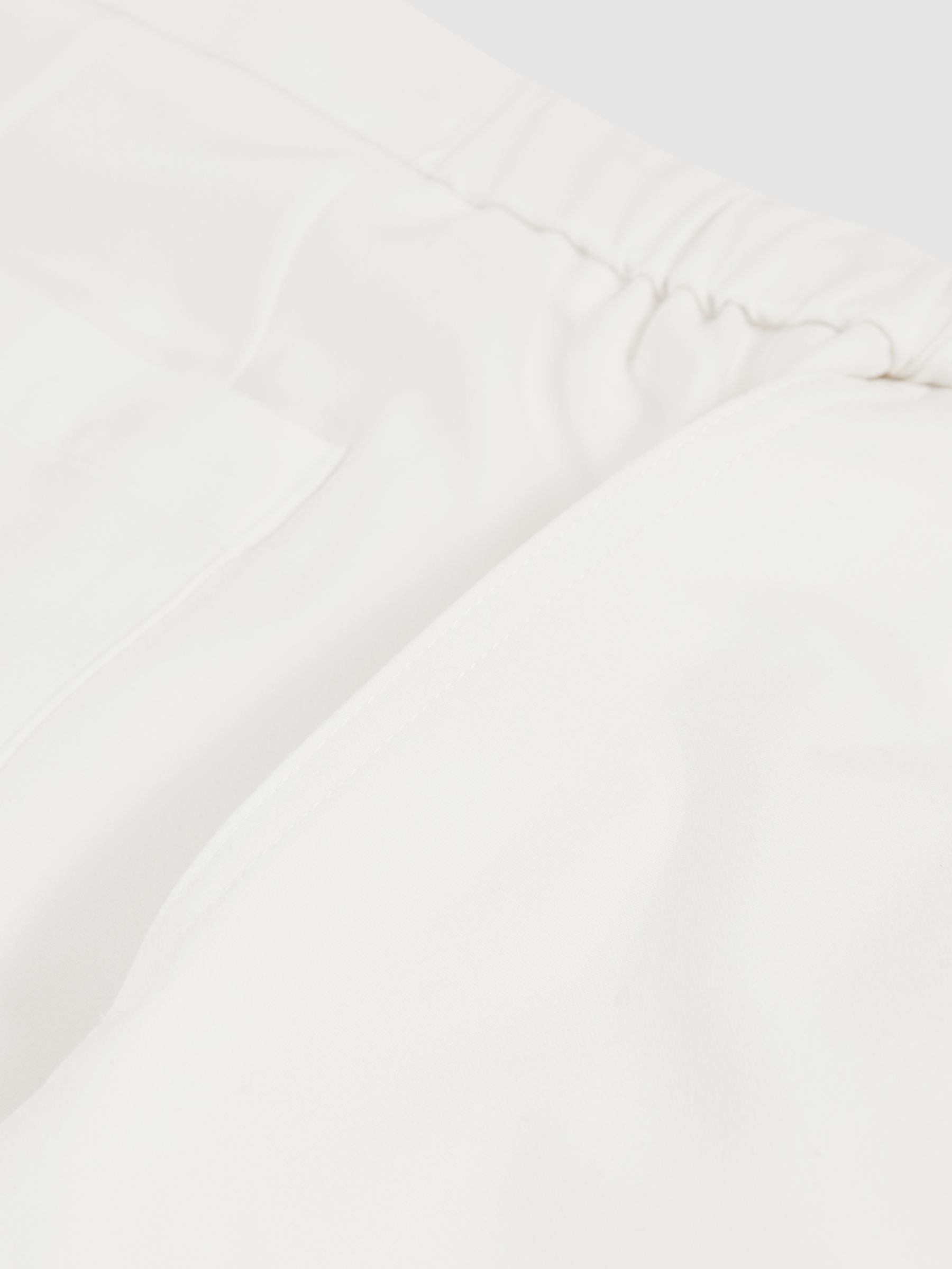 Drawstring Chino Shorts in White - Image 6 of 6