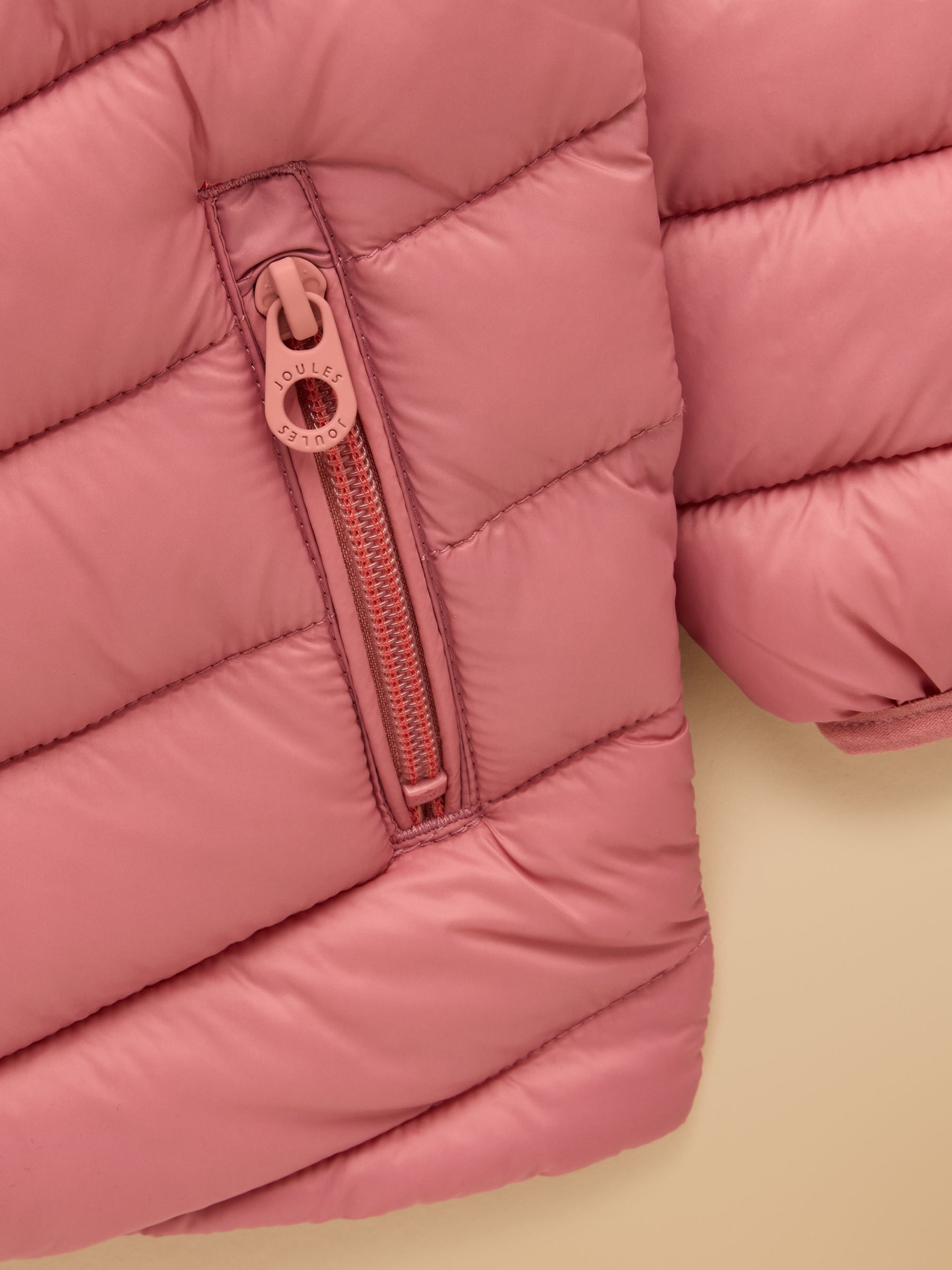 Kids' Cairn Pink Showerproof Padded Coat with Hood - Image 4 of 5