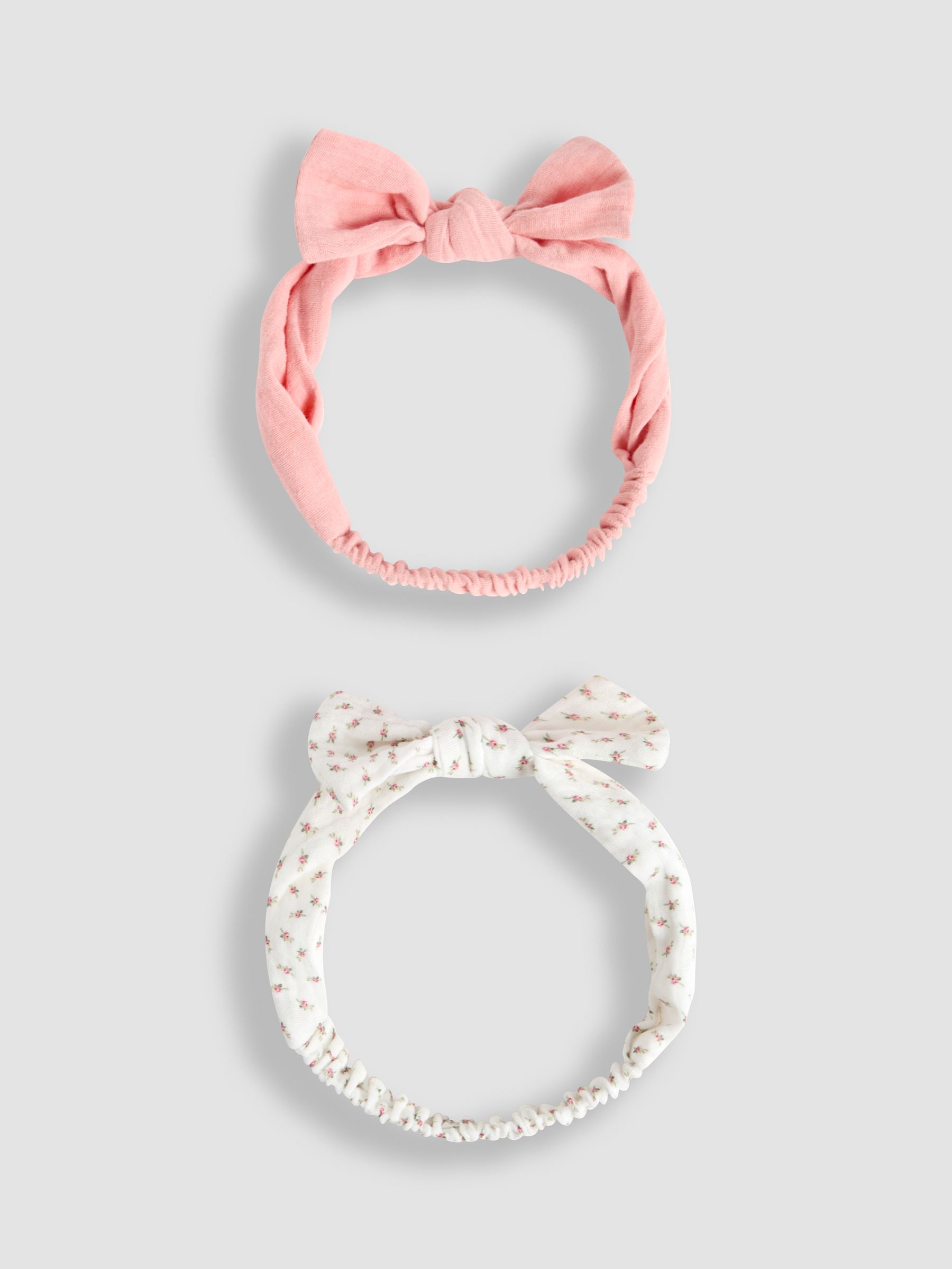 Pink Pretty Bow Headbands 2 Pack - Image 1 of 3