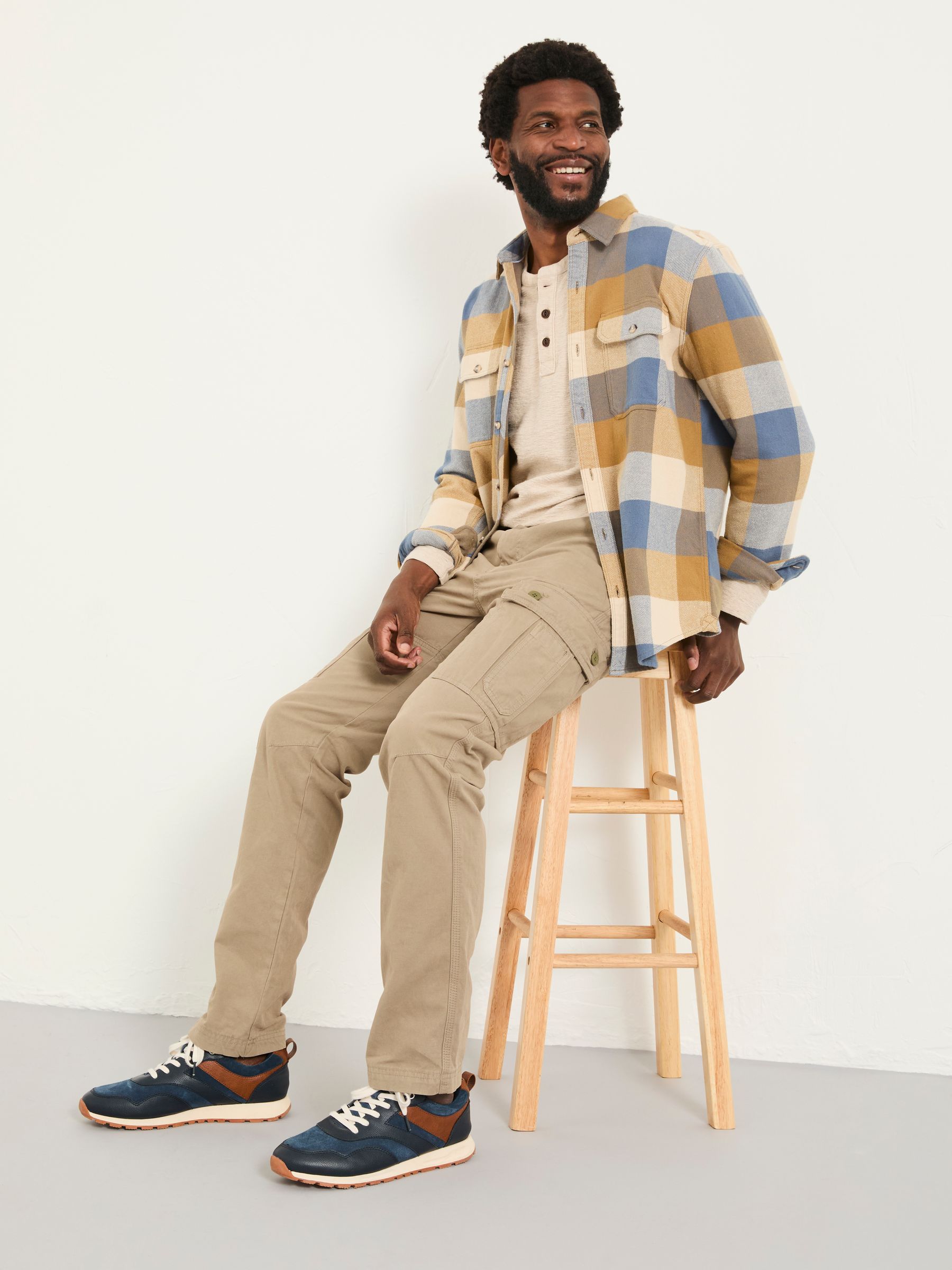 Breakyard Grey Cargo Trousers - Image 5 of 6