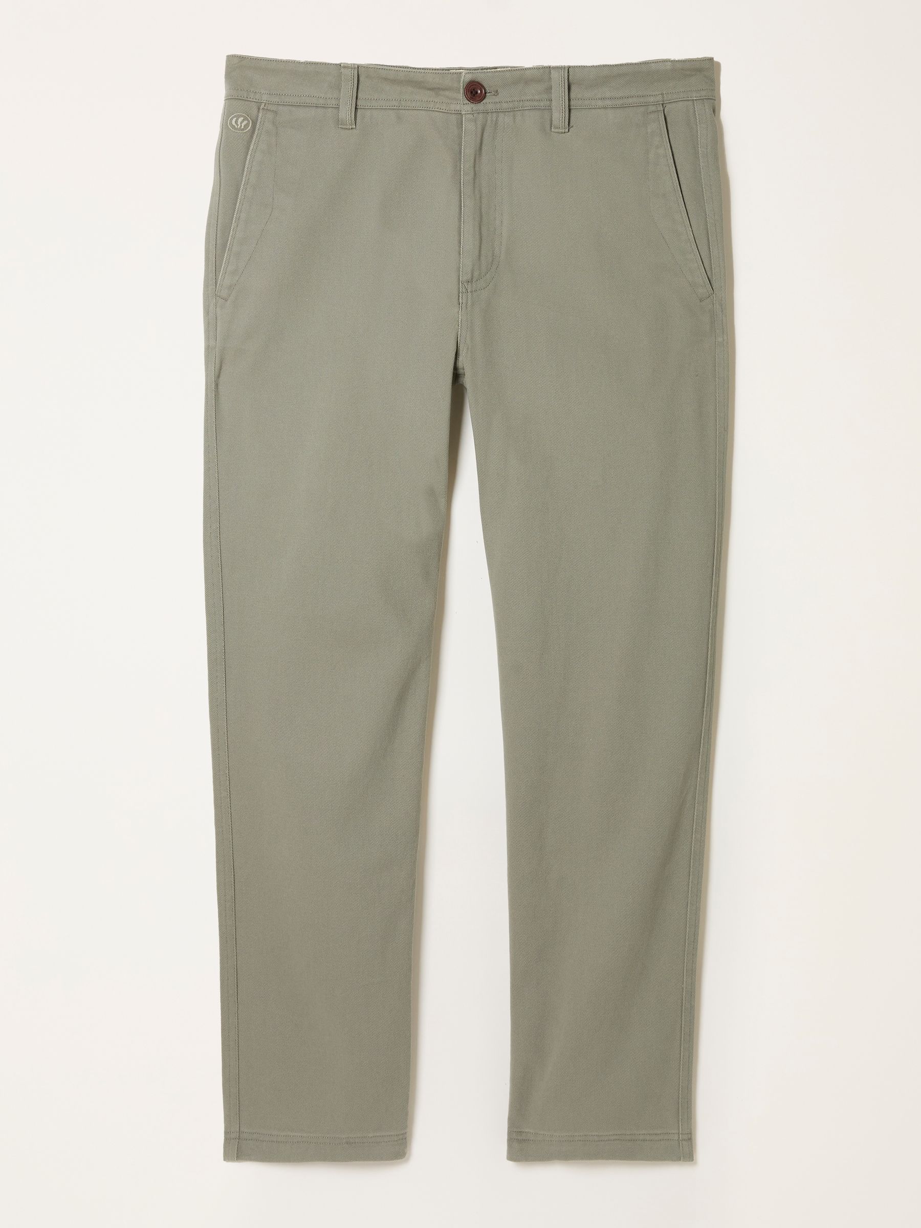 Green Straight Fit Twill Coastal Chino Trousers - Image 5 of 5