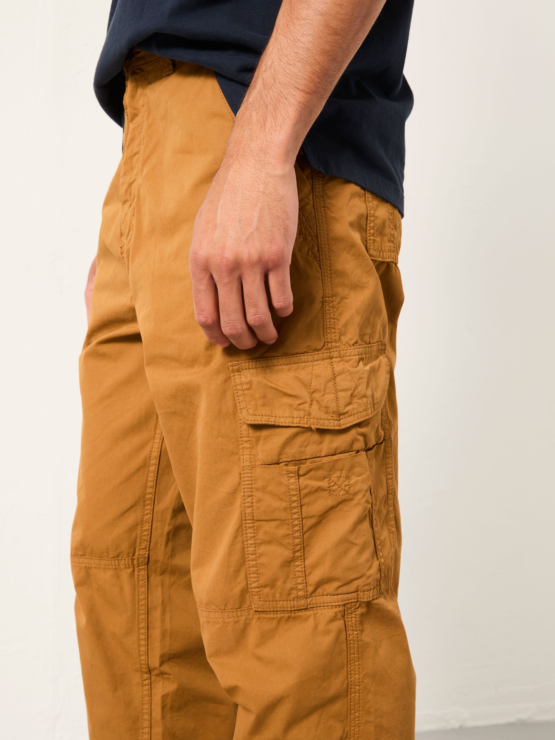 Bude Tan Brown Cargo Trousers - Image 5 of 5