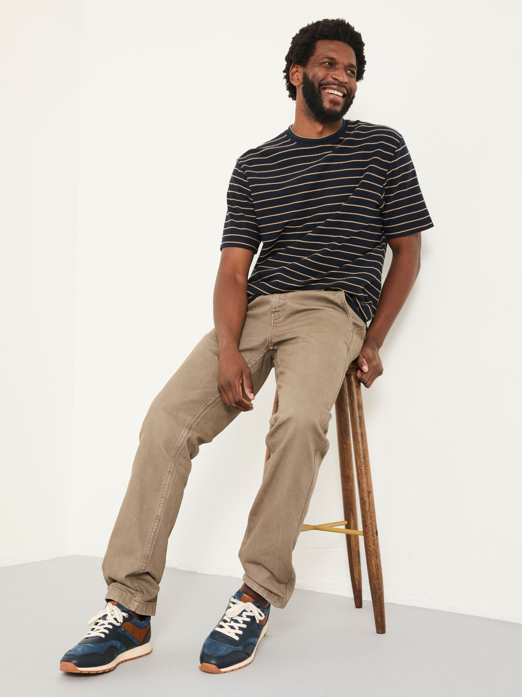 Wardley Grey Loose Fit Canvas Utility Trousers - Image 4 of 6