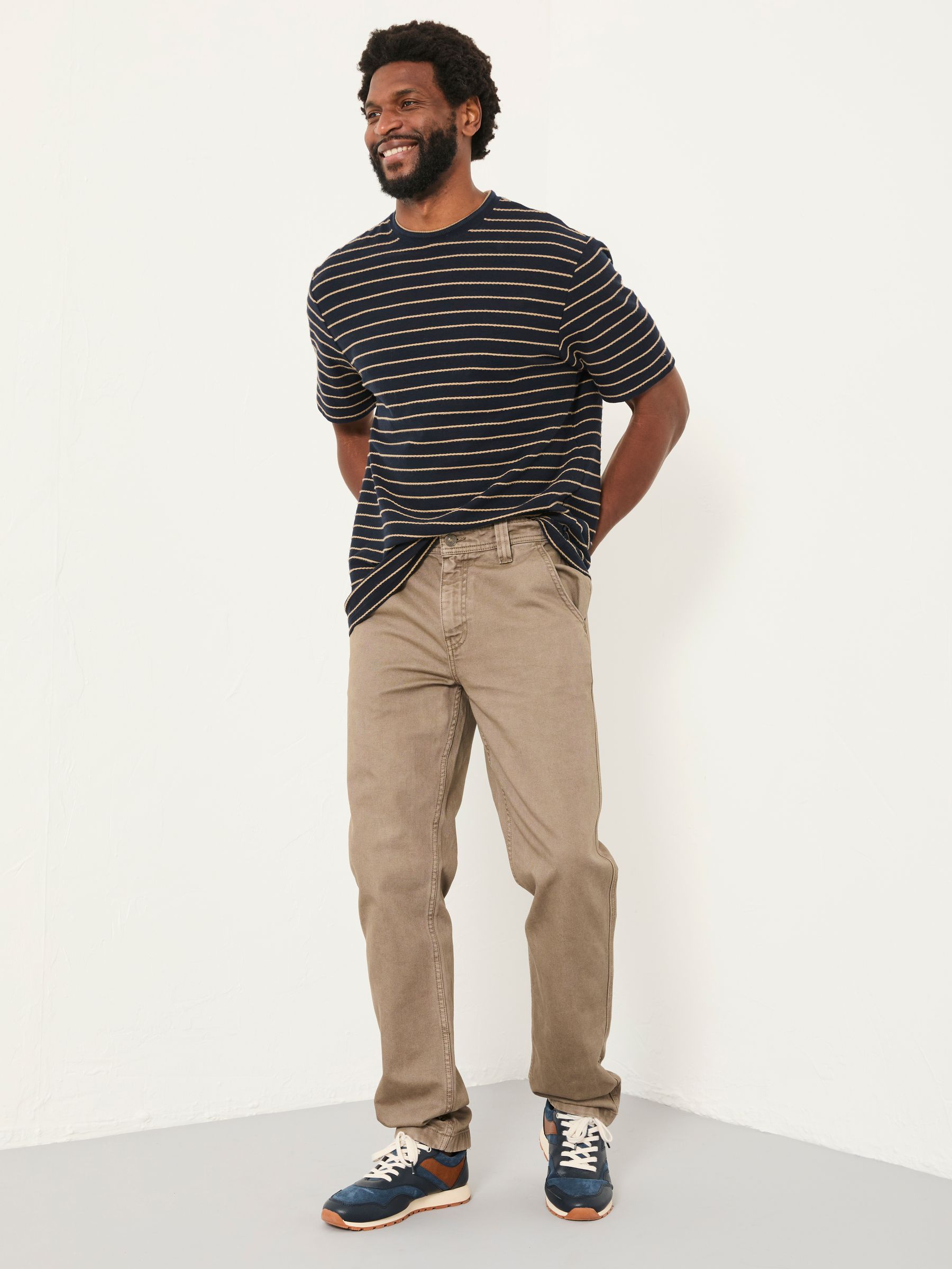 Wardley Grey Loose Fit Canvas Utility Trousers - Image 5 of 6