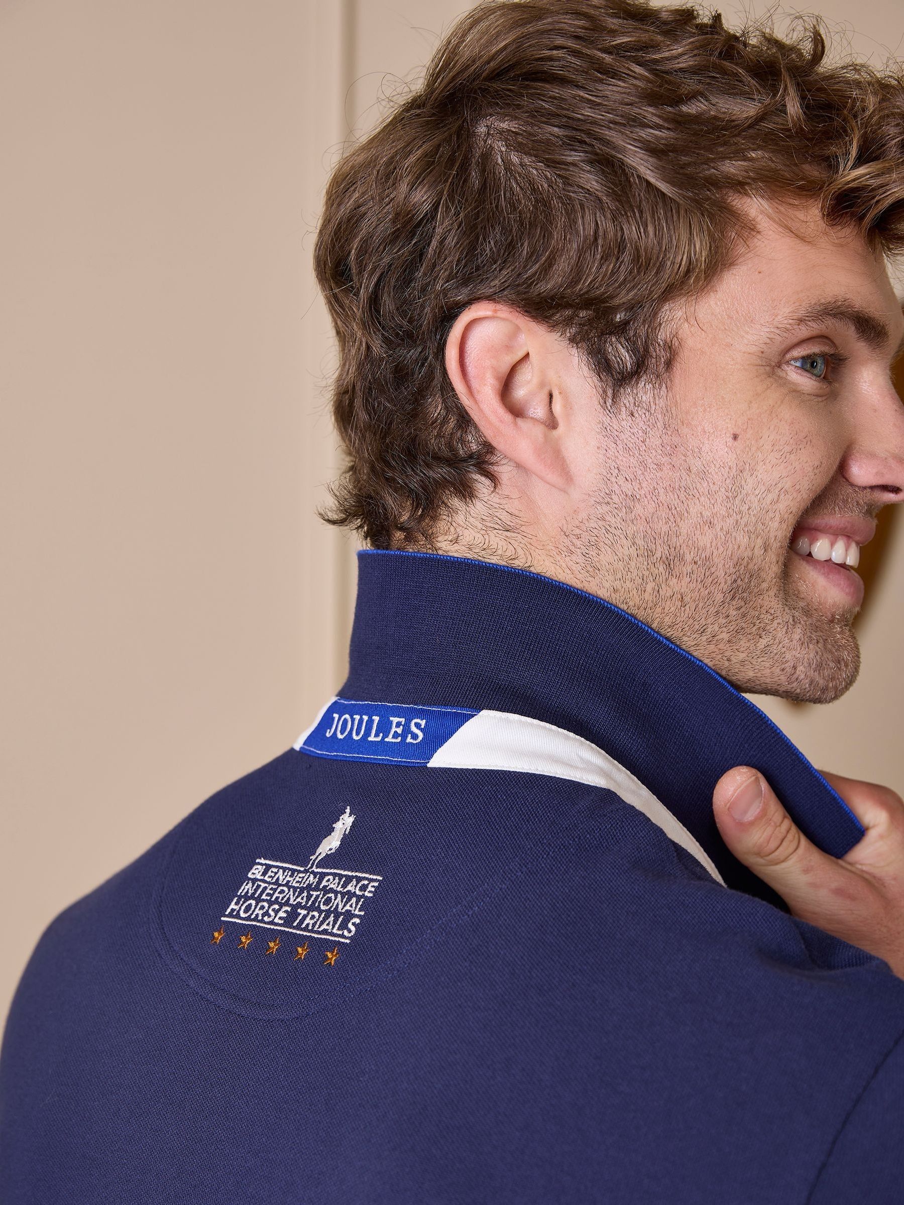 Official Blenheim Navy European Championship Pique Polo Shirt - Image 3 of 14