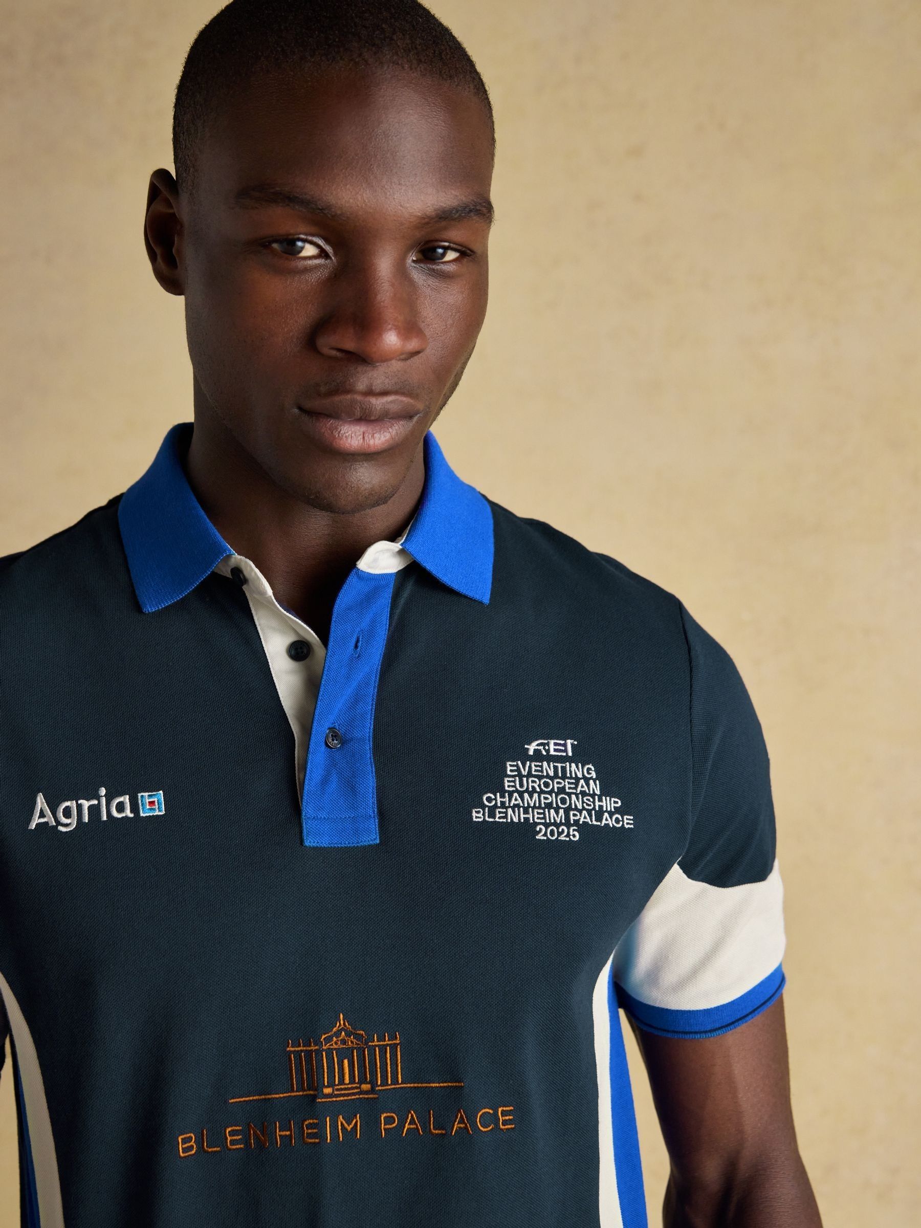 Official Blenheim Navy European Championship Pique Polo Shirt - Image 8 of 14