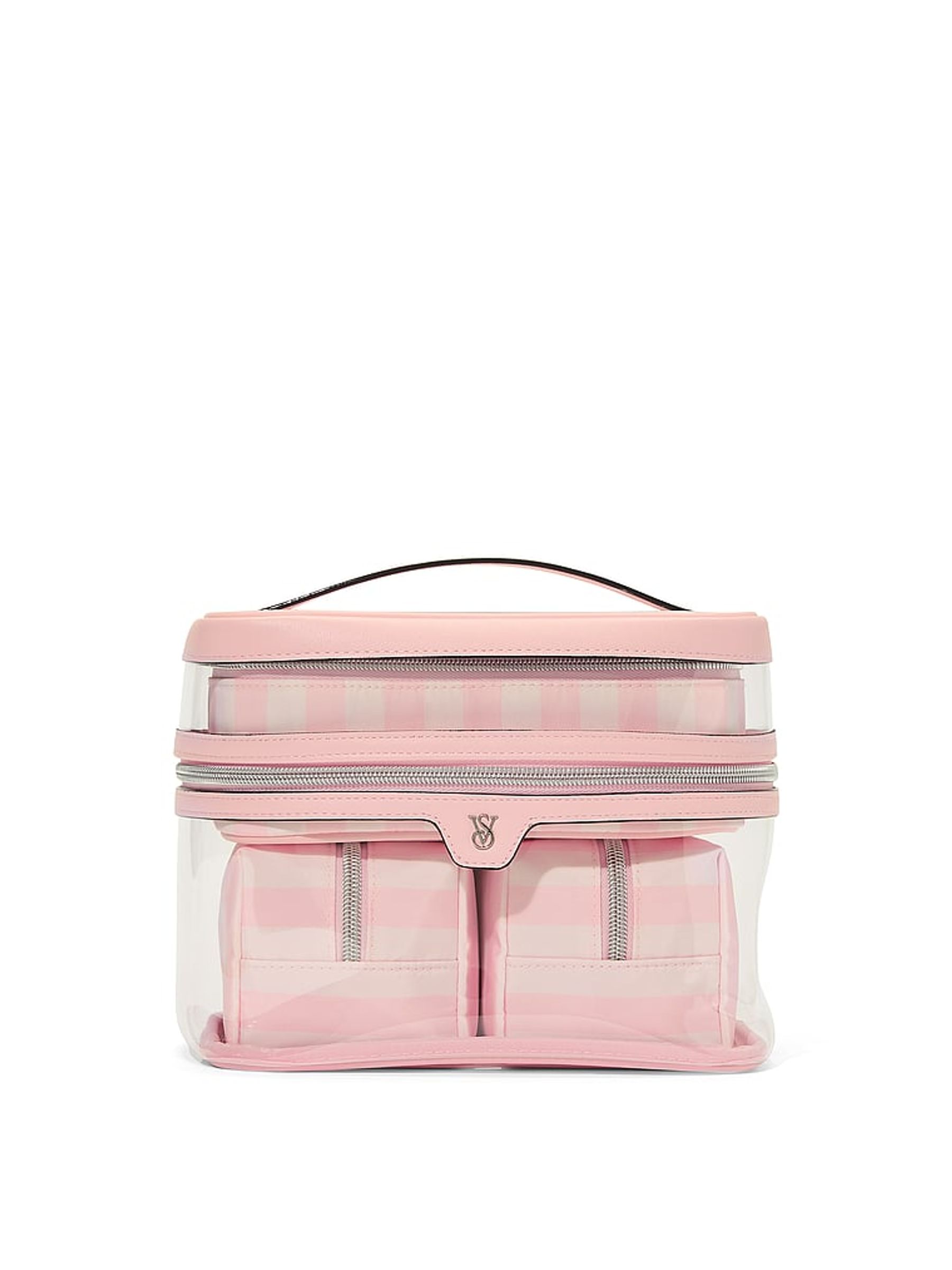 Iconic Stripe Pink 4 in 1 Makeup Bag - Image 2 of 4