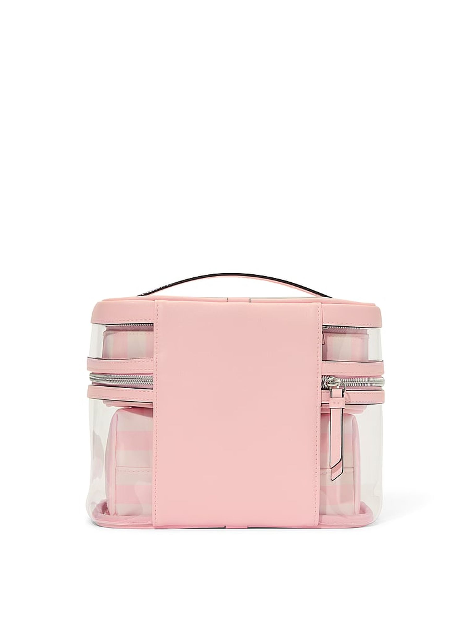 Iconic Stripe Pink 4 in 1 Makeup Bag - Image 3 of 4