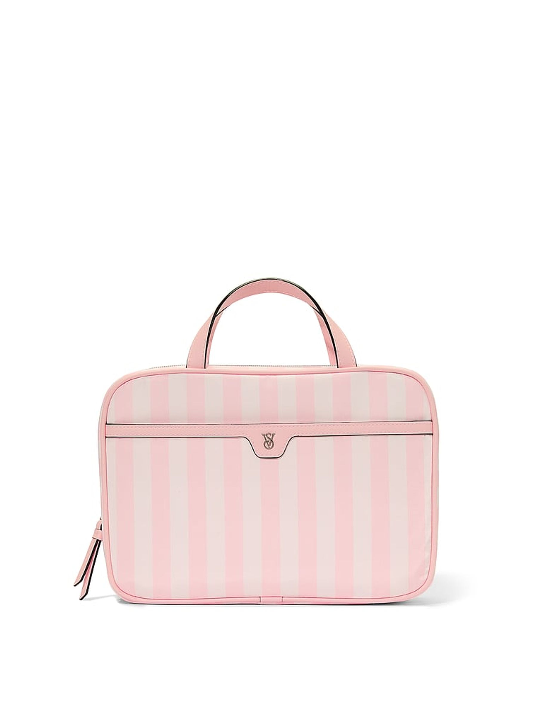 Iconic Stripe Pink Jetsetter Hanging Makeup Bag - Image 1 of 3