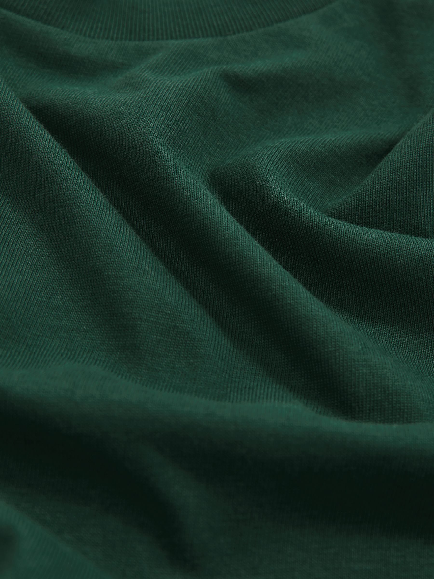 Crew Neck T-Shirt in Amiee Green - Image 4 of 4
