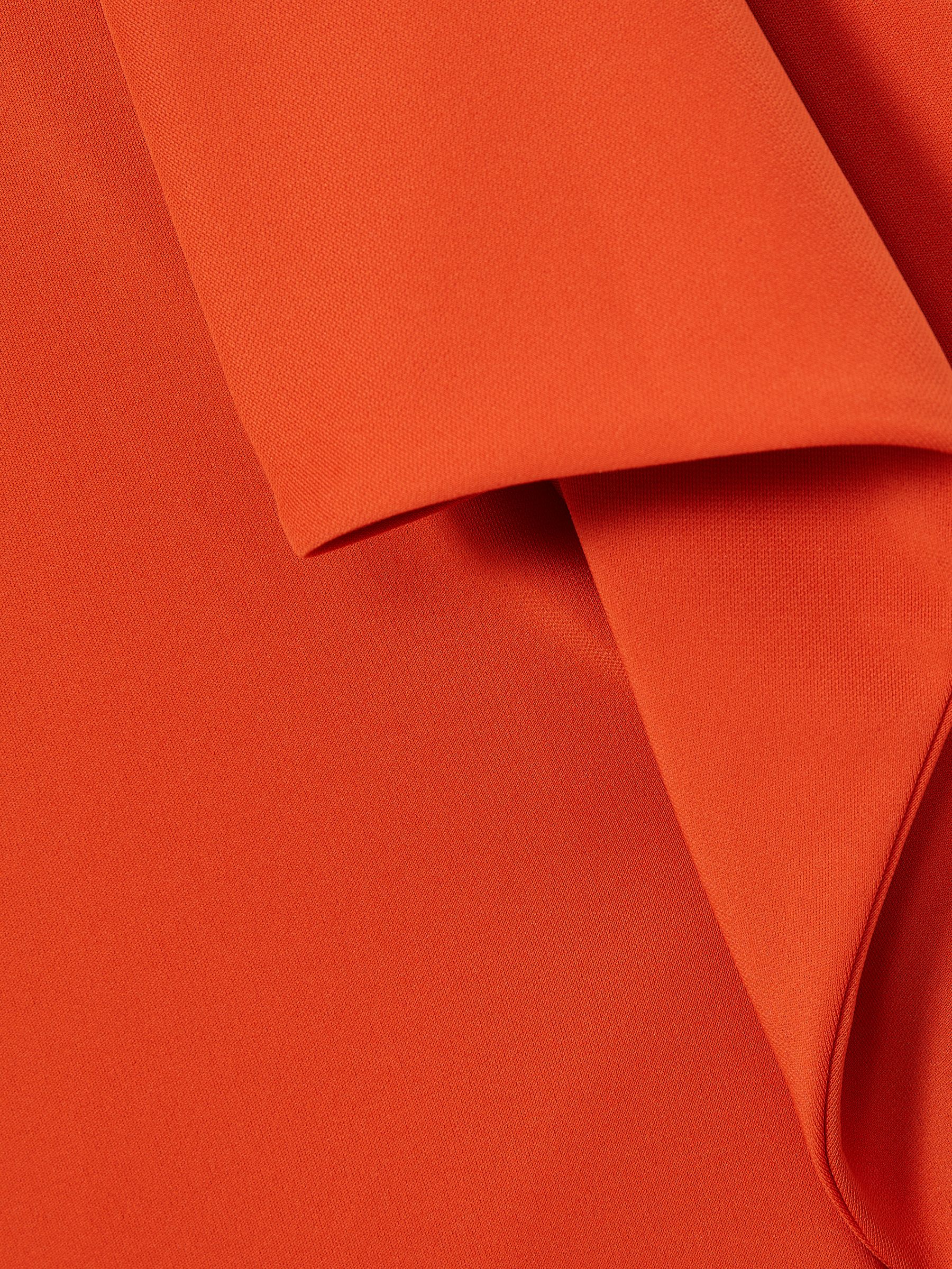 Cowl Back Mini Dress in Orange - Image 6 of 6