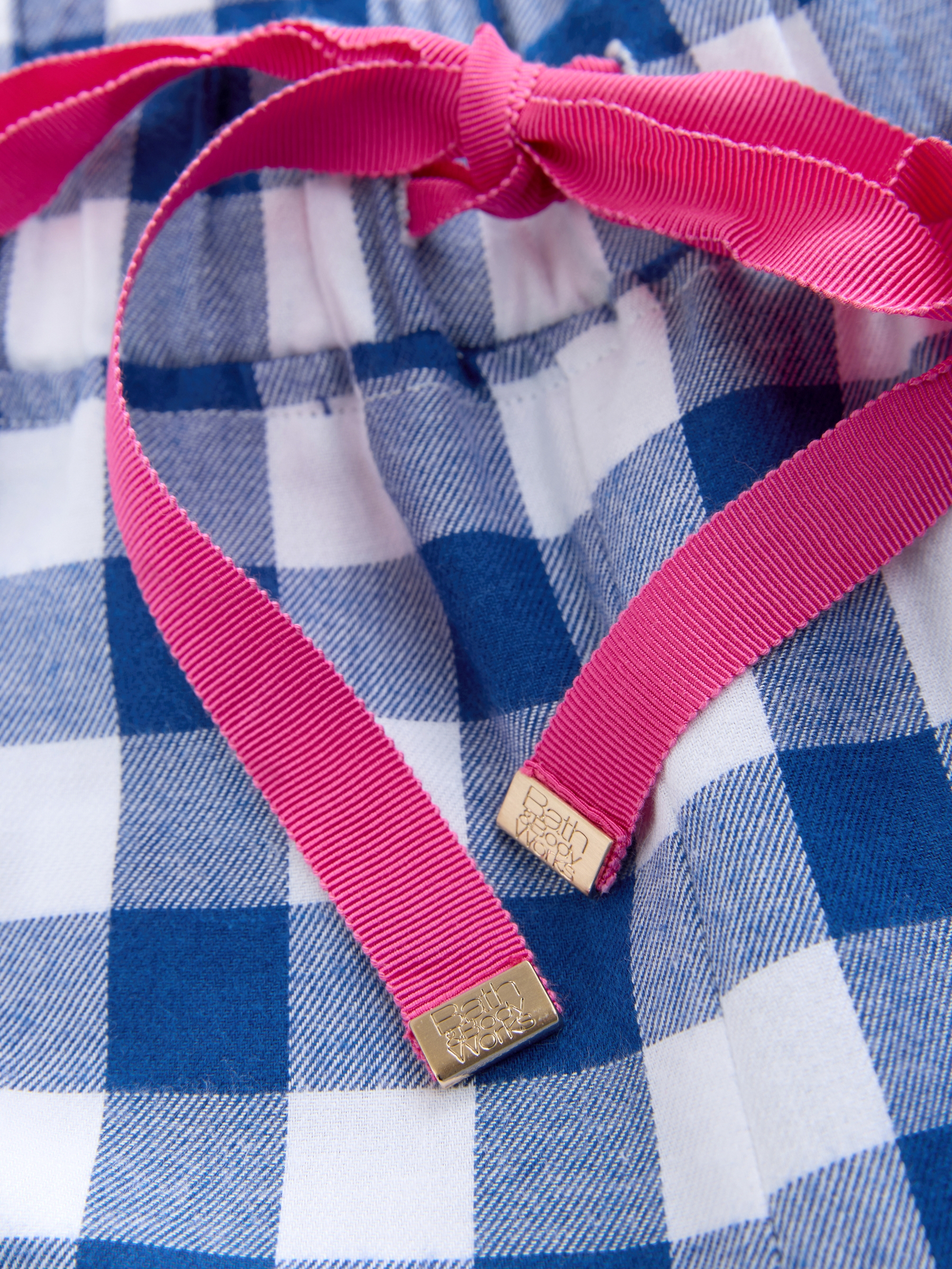 Blue Check Button Through Pyjama Set - Image 10 of 11