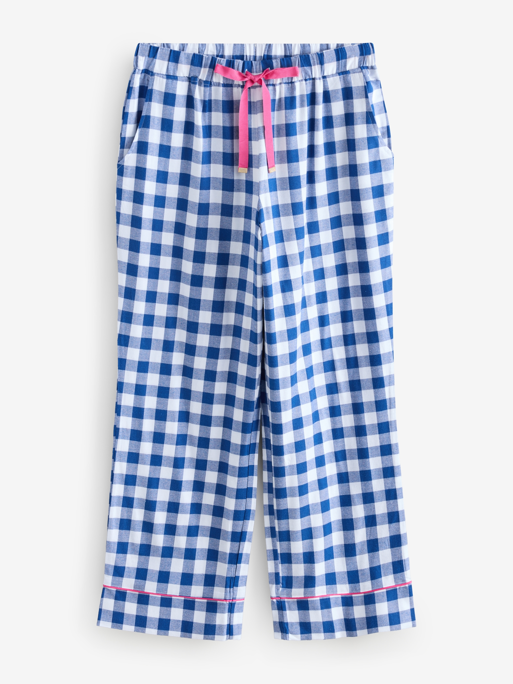 Blue Check Button Through Pyjama Set - Image 8 of 11