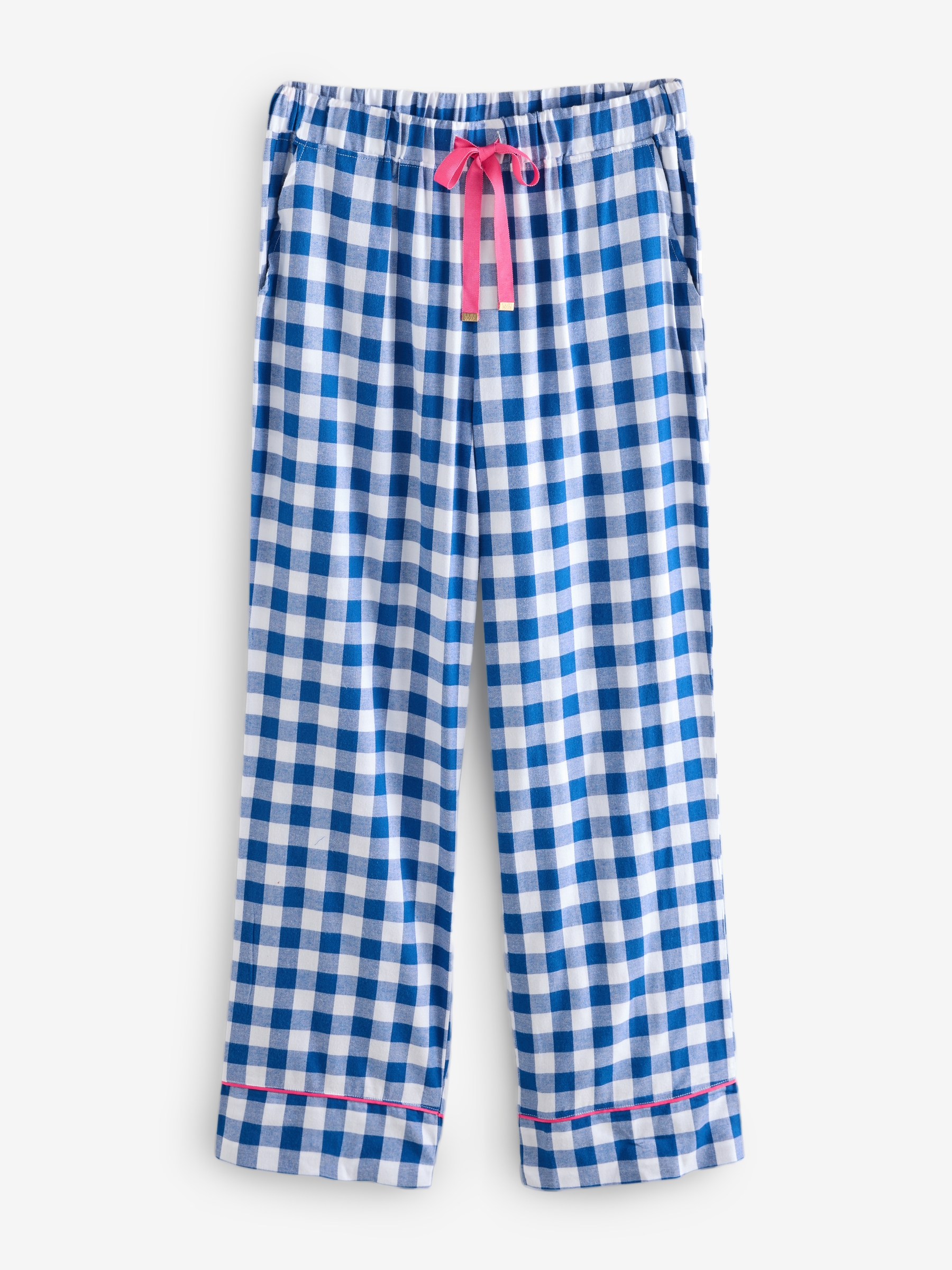 Blue Check Jersey Pyjamas - Image 9 of 12