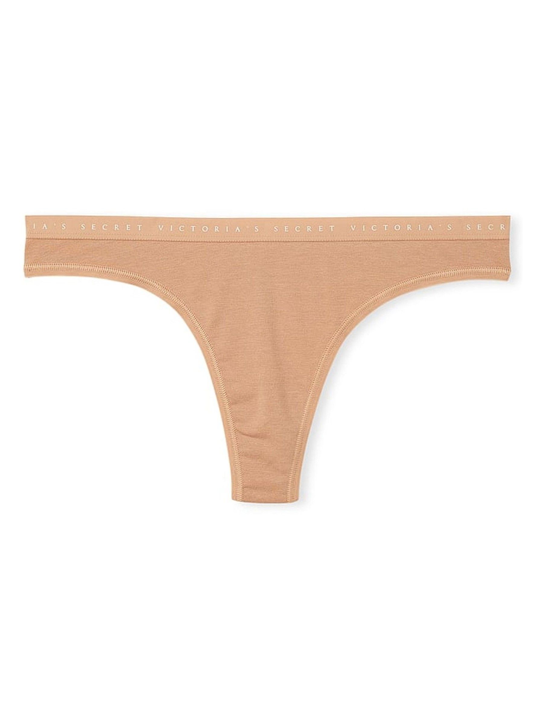 Praline Nude Logo Thong Knickers - Image 3 of 3