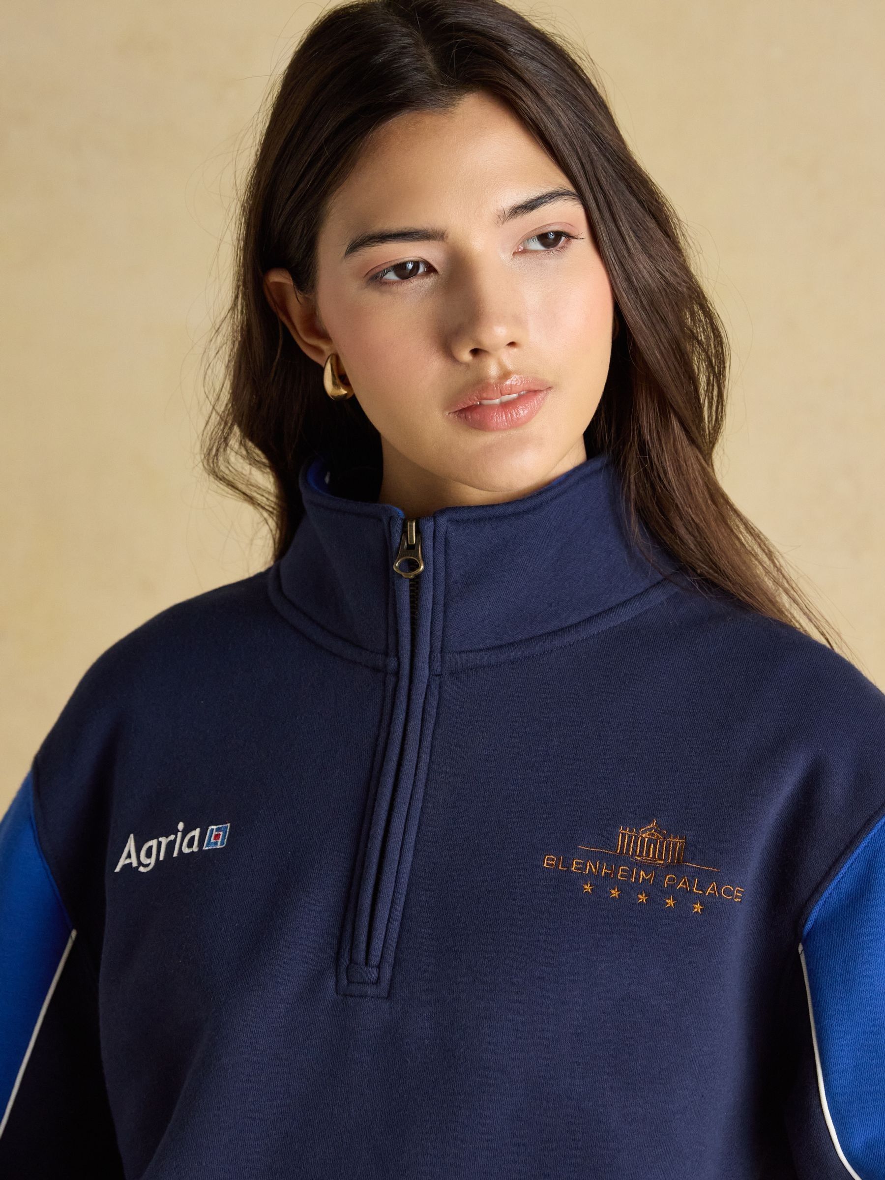 Official Blenheim Navy European Championship 1/4 Zip Sweatshirt - Image 5 of 9