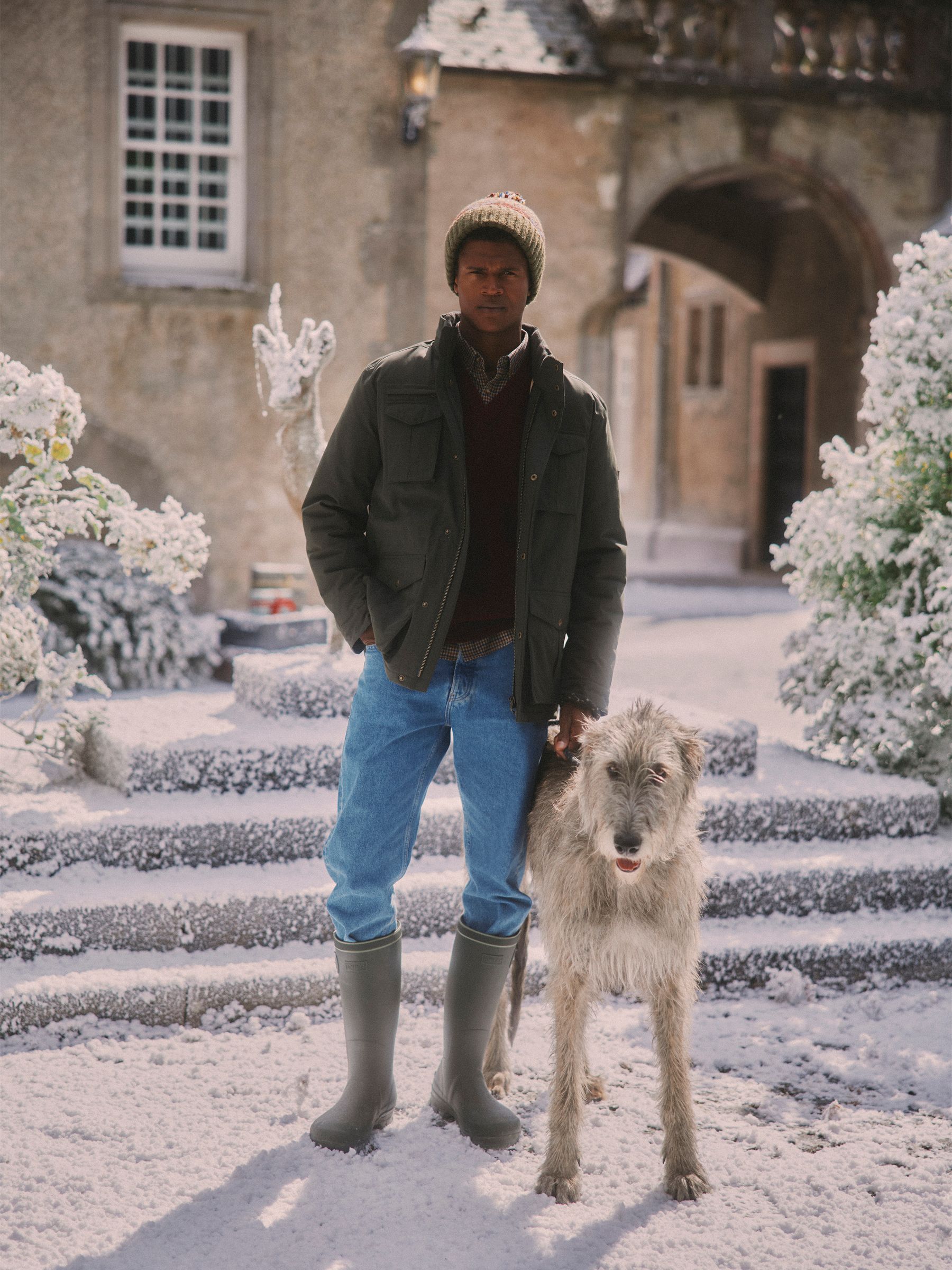 Beckett Green Waterproof Field Coat With Packable Hood - Image 1 of 14