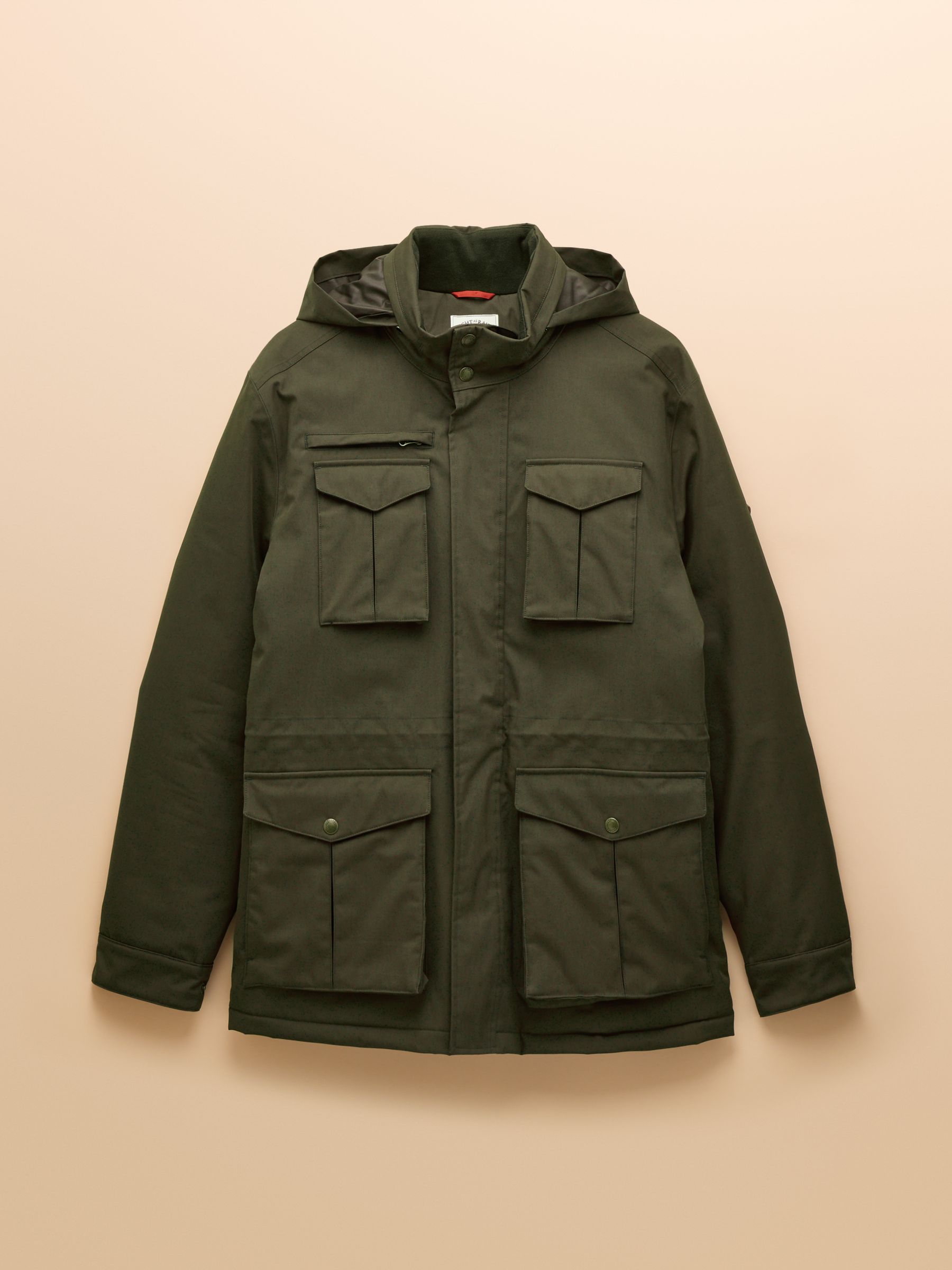 Beckett Green Waterproof Field Coat With Packable Hood - Image 13 of 13
