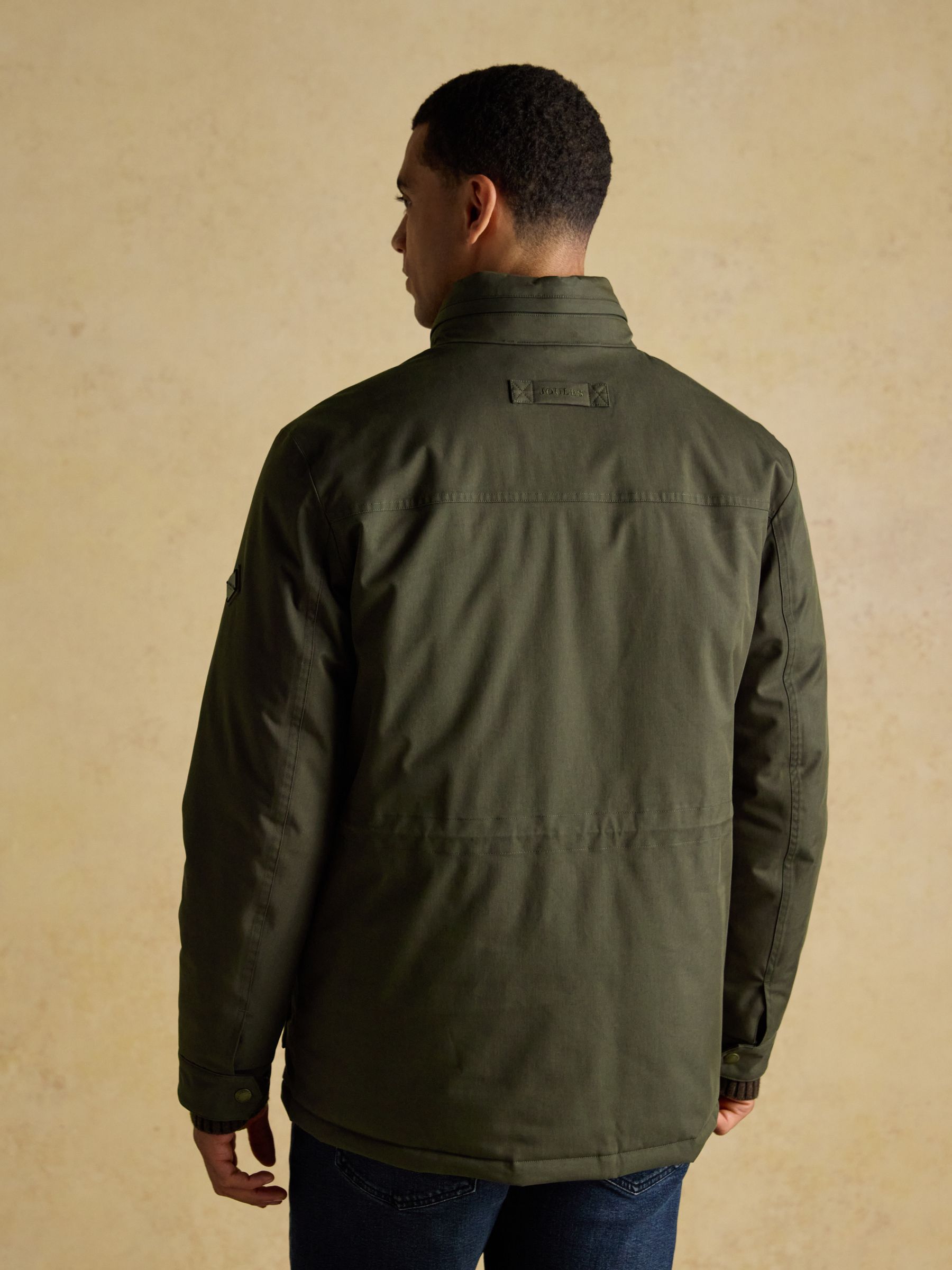 Beckett Green Waterproof Field Coat With Packable Hood - Image 3 of 14