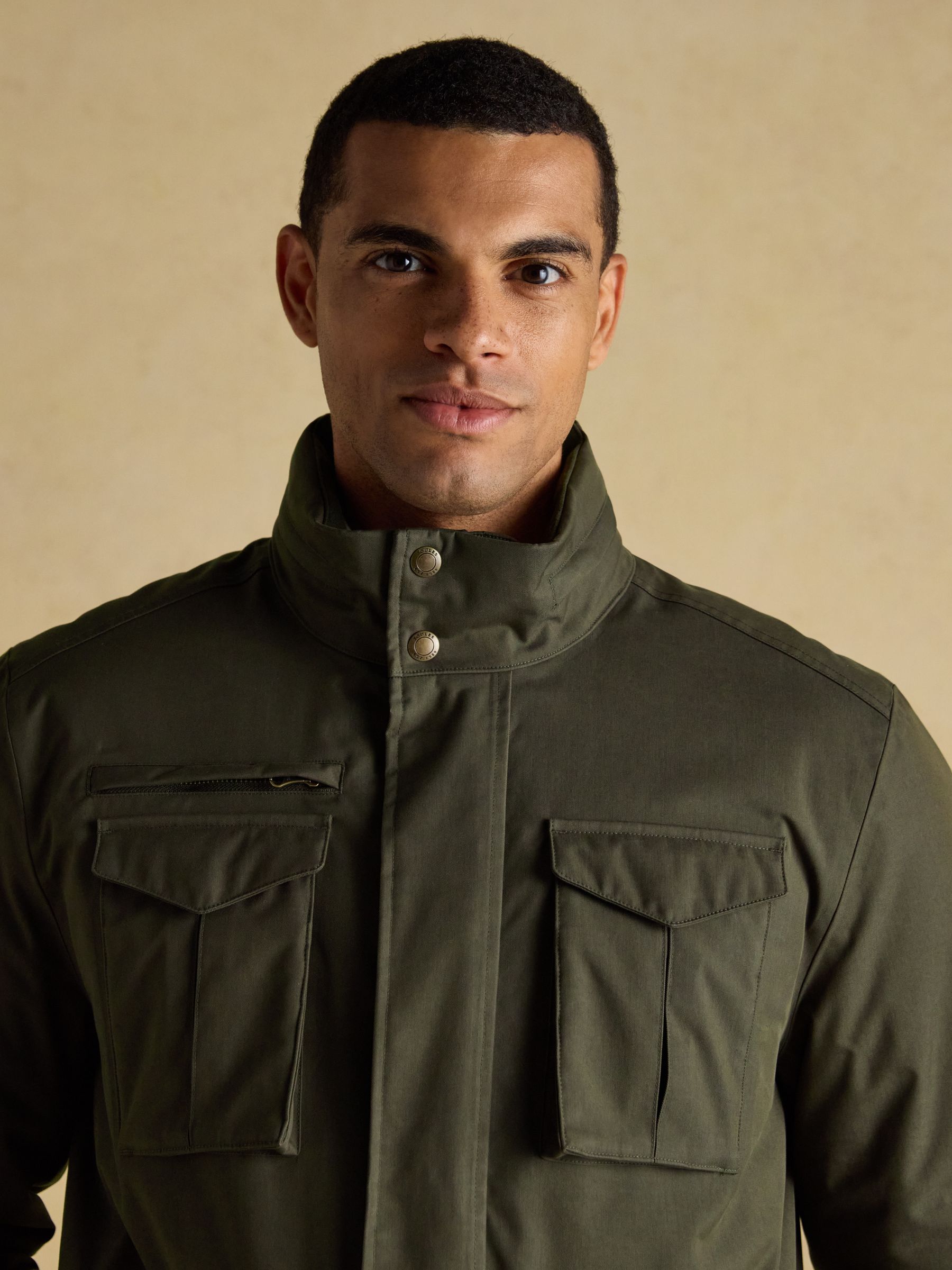 Beckett Green Waterproof Field Coat With Packable Hood - Image 6 of 14