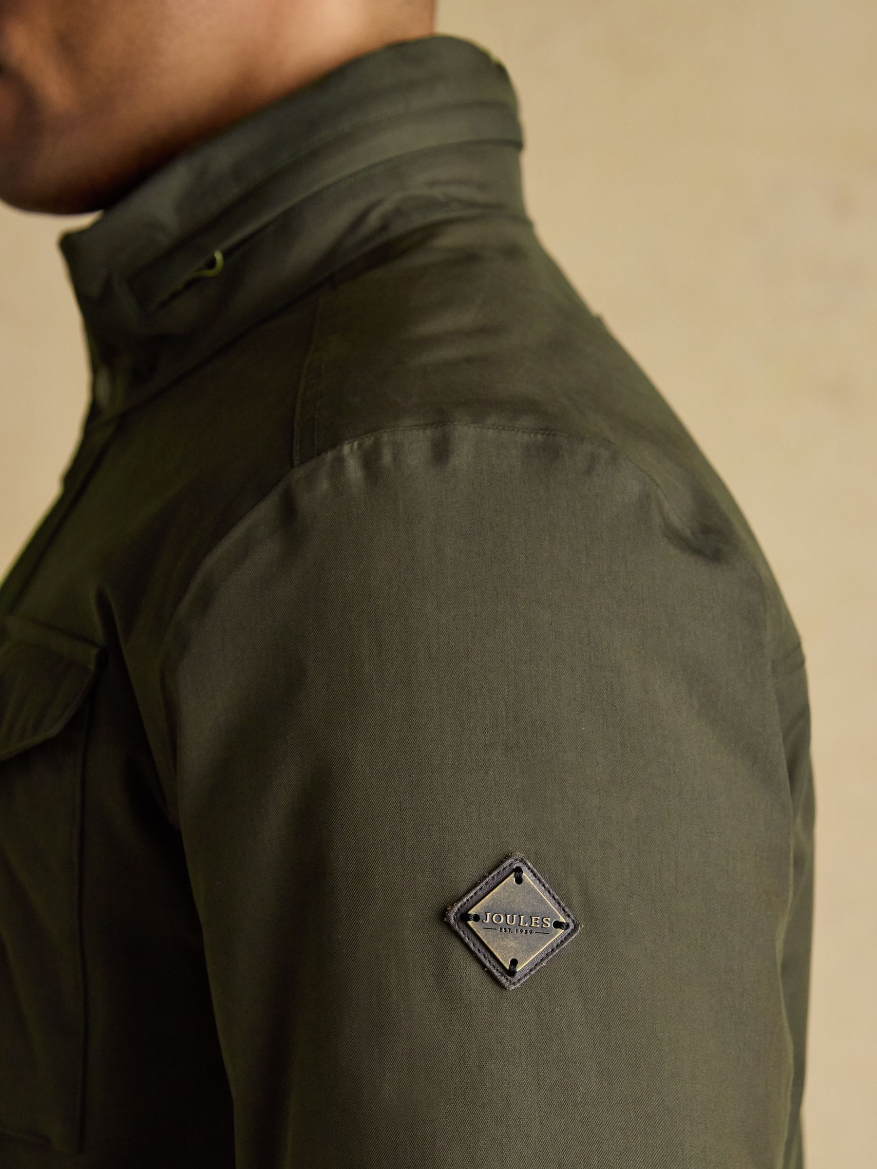 Beckett Green Waterproof Field Coat With Packable Hood - Image 8 of 14