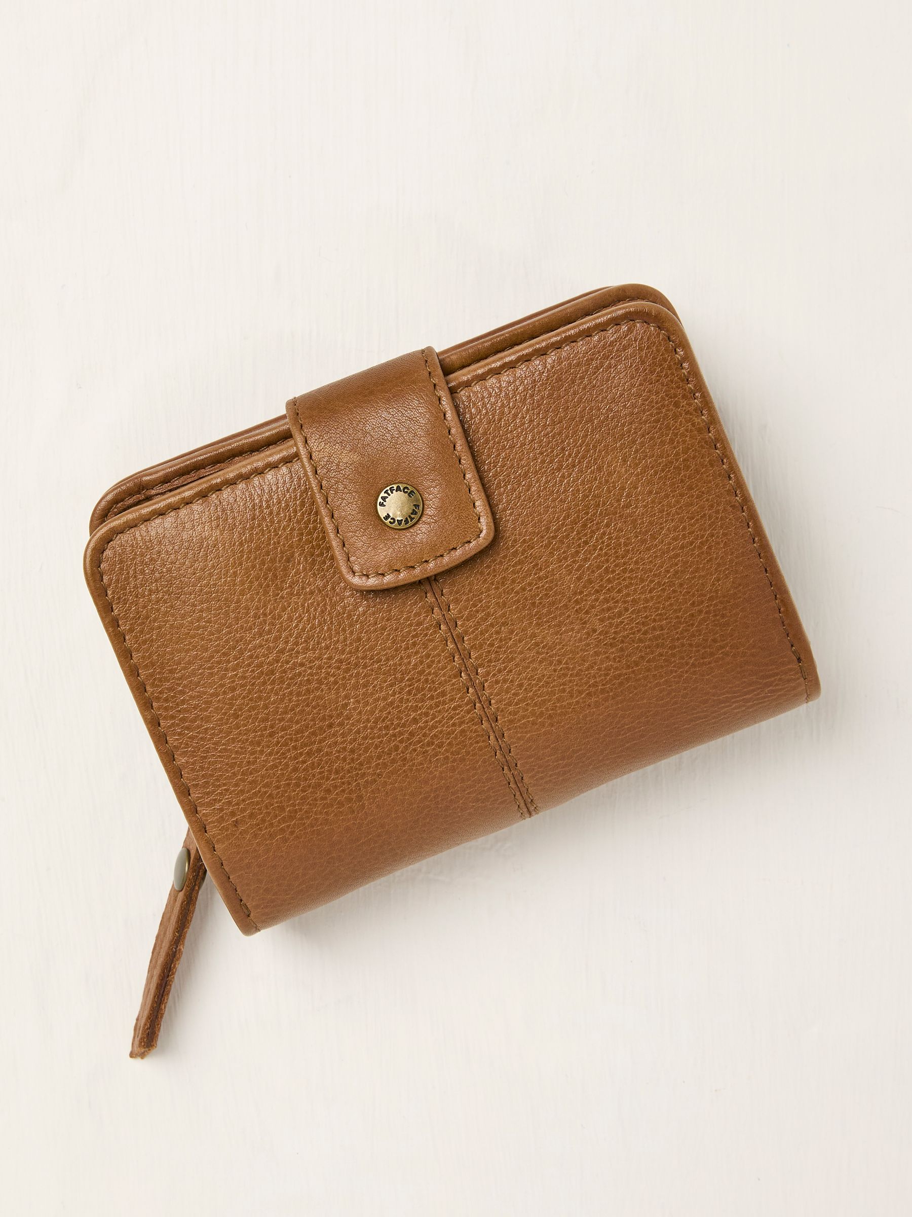 Etta Tan Brown Zip Purse - Image 1 of 2