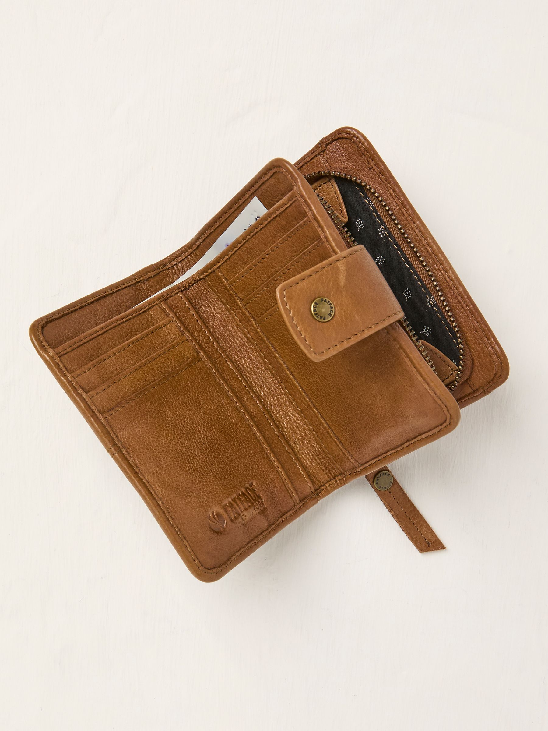 Etta Tan Brown Zip Purse - Image 2 of 2
