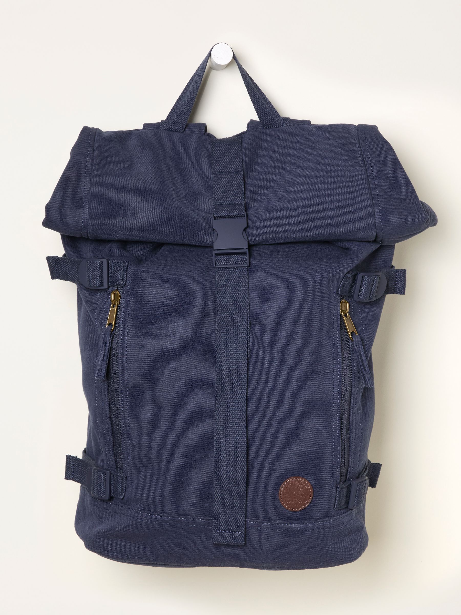 Navy Roll Top Backpack - Image 2 of 4