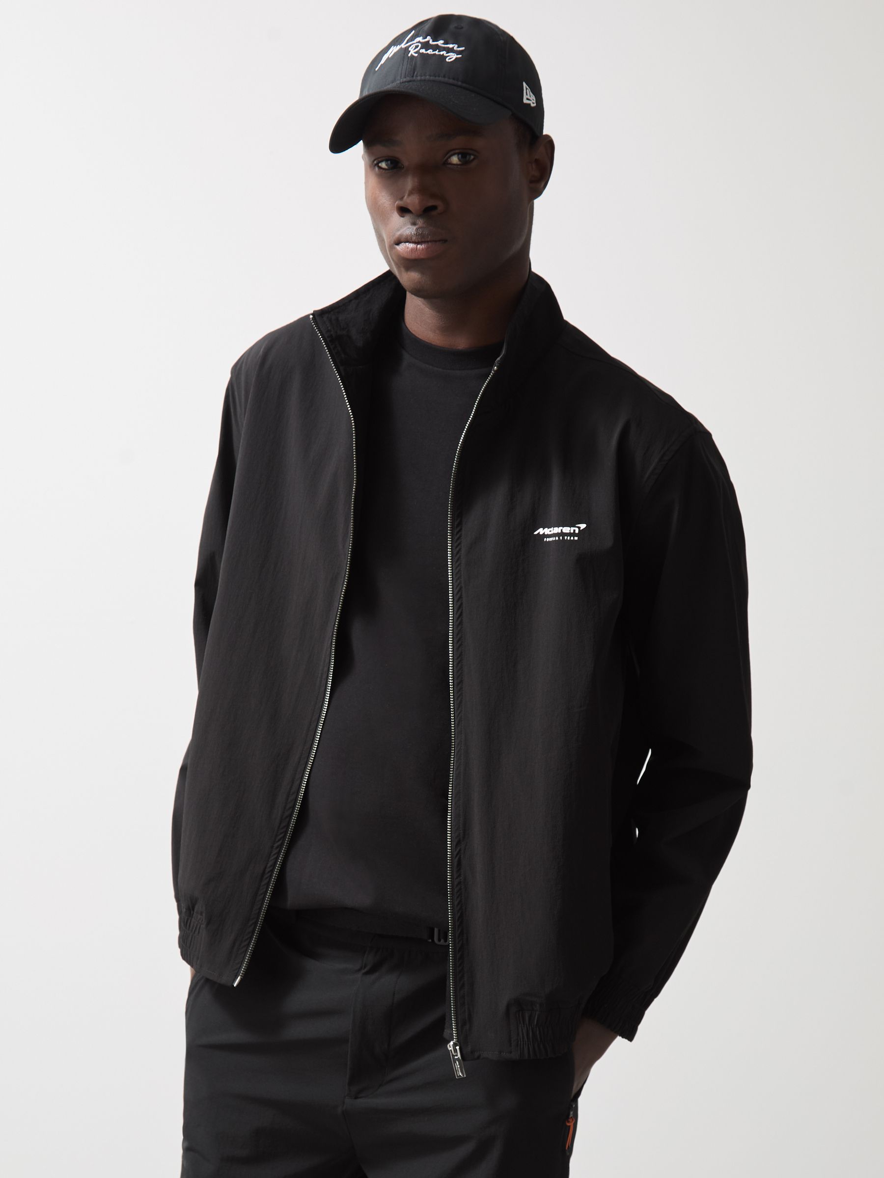 McLaren F1 Team Tech Funnel-Neck Jacket in Black - Image 1 of 9