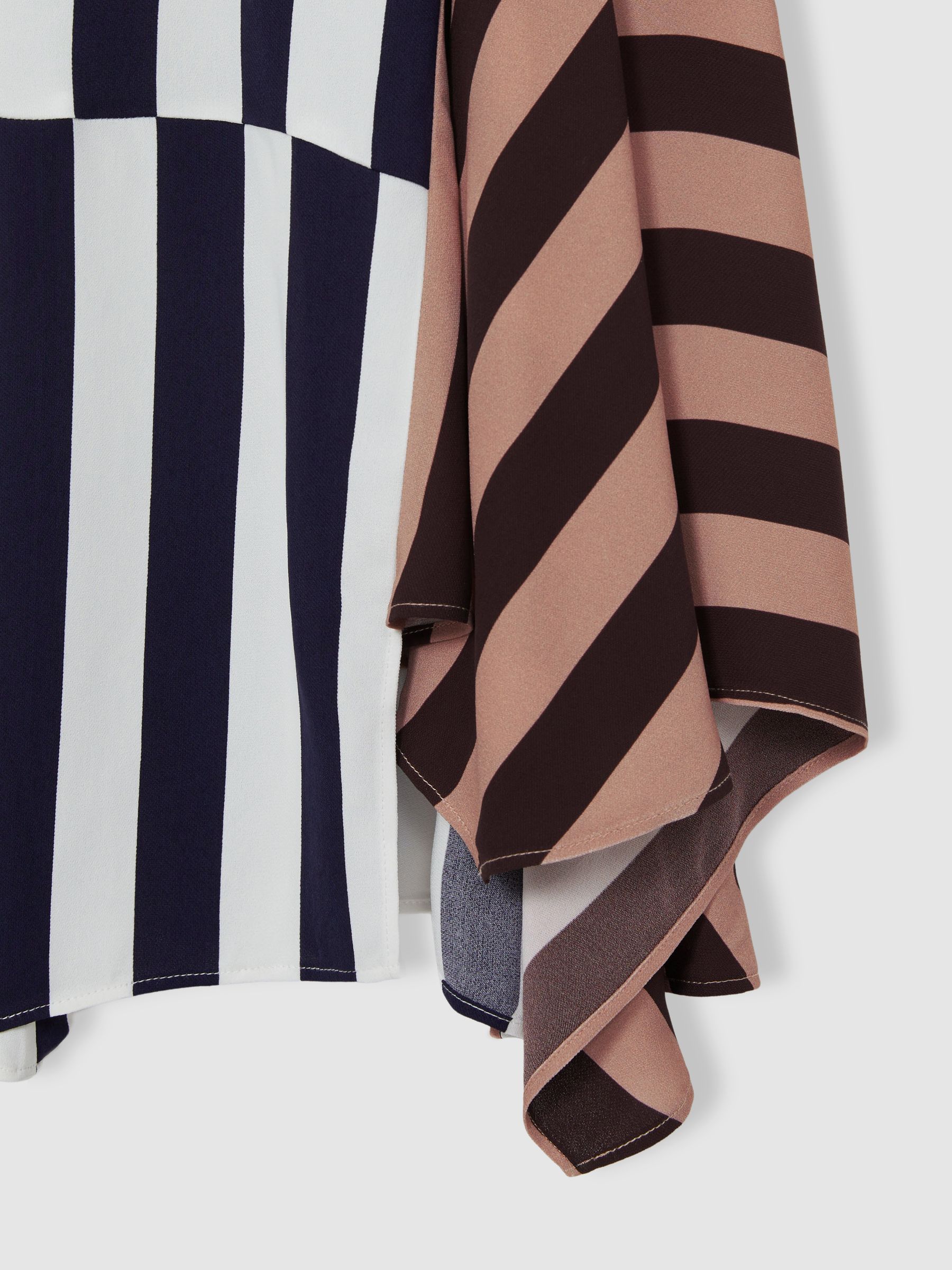 9-13 yrs Stripe-Print Handkerchief Dress in Multi - Image 4 of 4